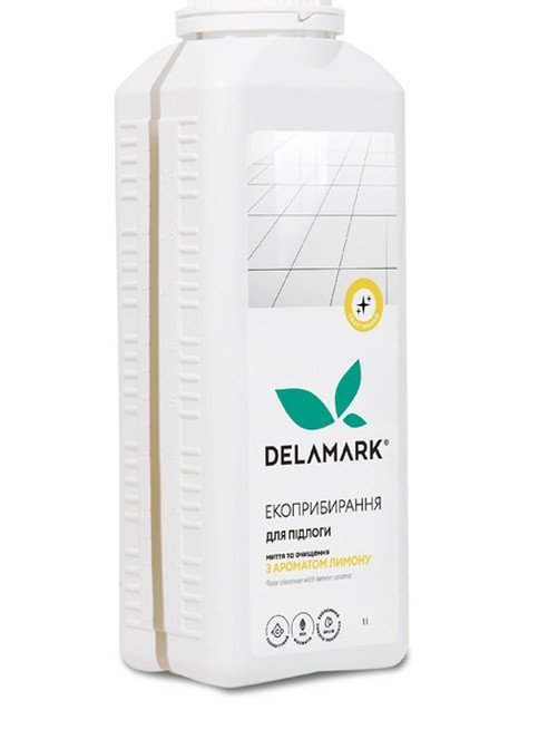 Средство для мытья пола с ароматом лимона 1 л (4820152330710) DeLaMark (255259034)