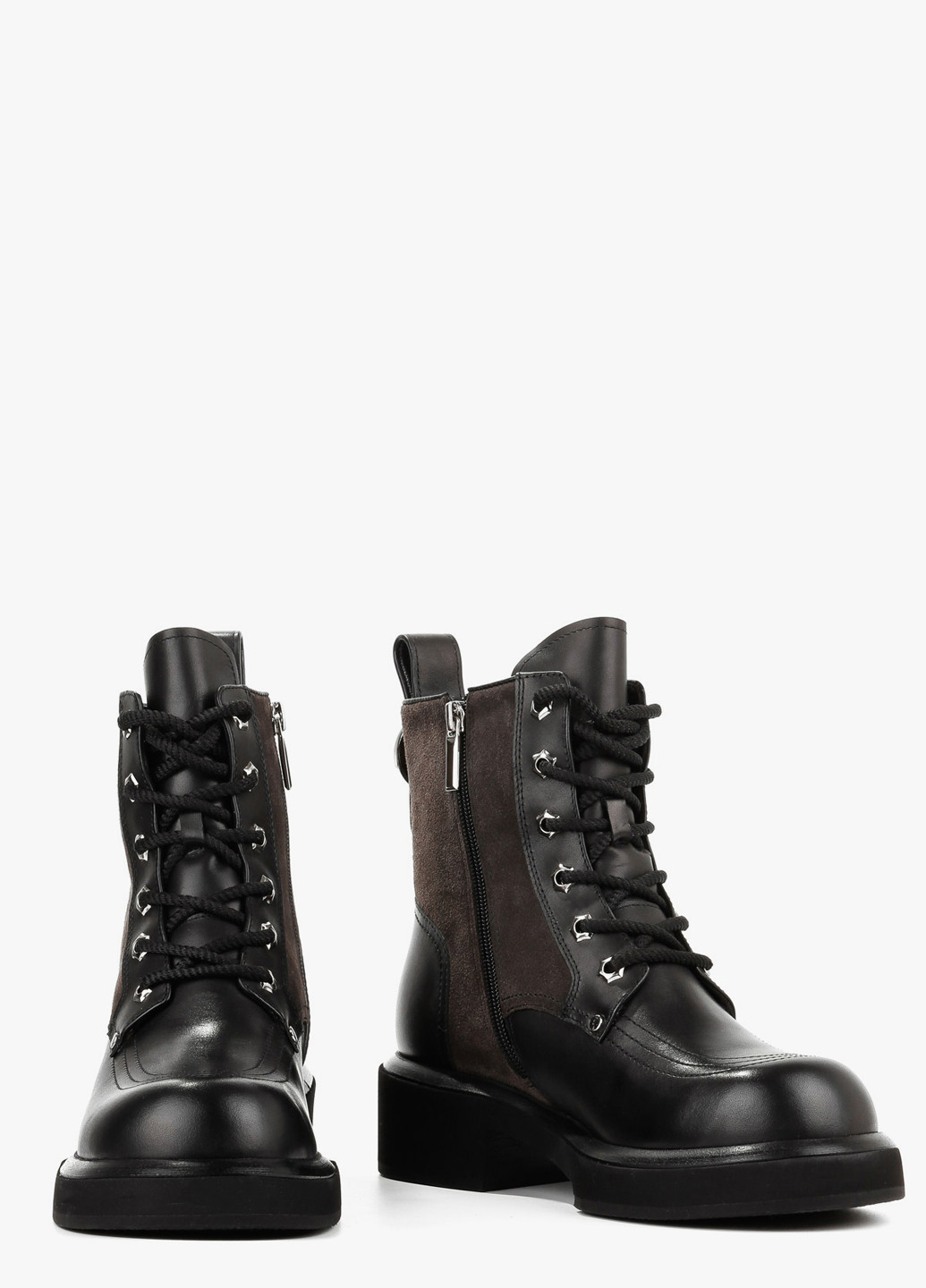 Зимние ботинки берцы Le'BERDES со шнуровкой из натуральной замши