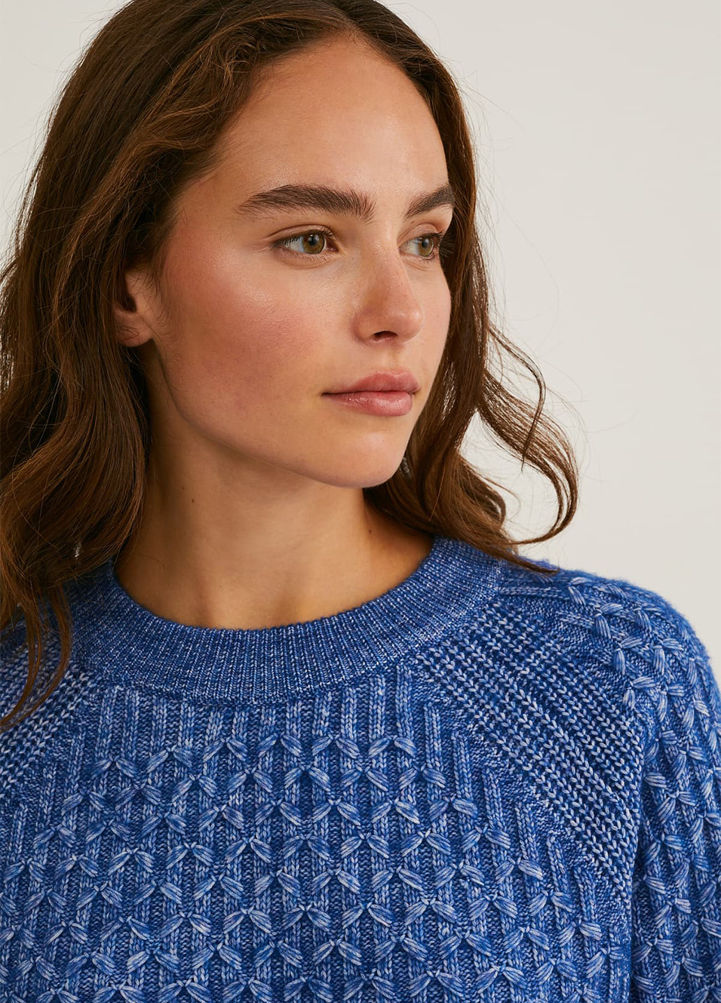 Синій зимовий светр джемпер C&A