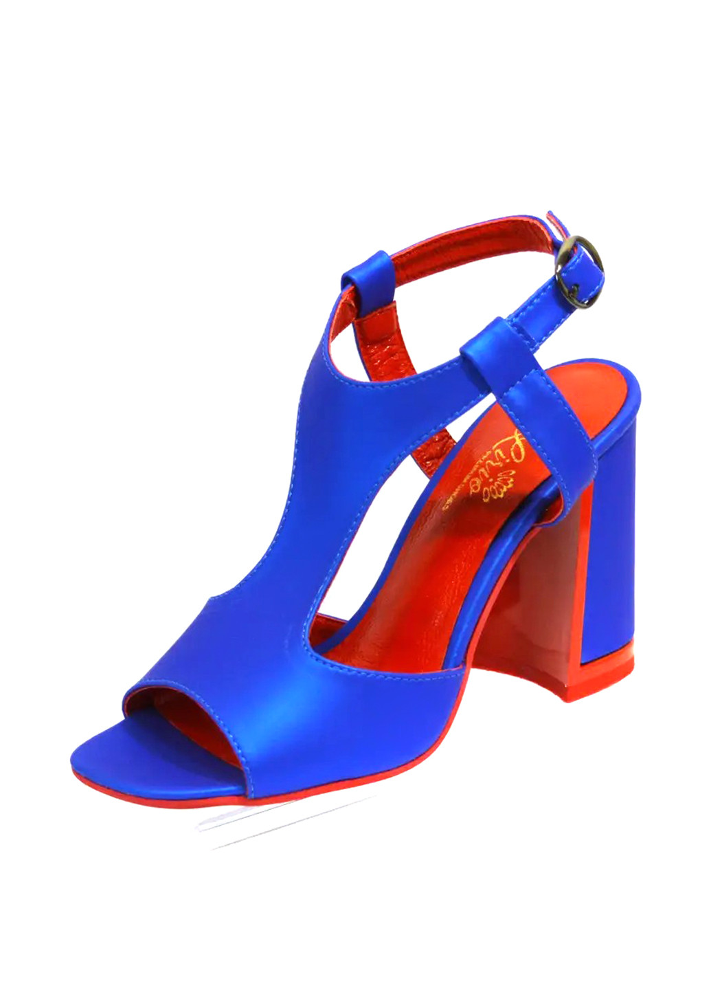 Синие босоножки Lirio с ремешком