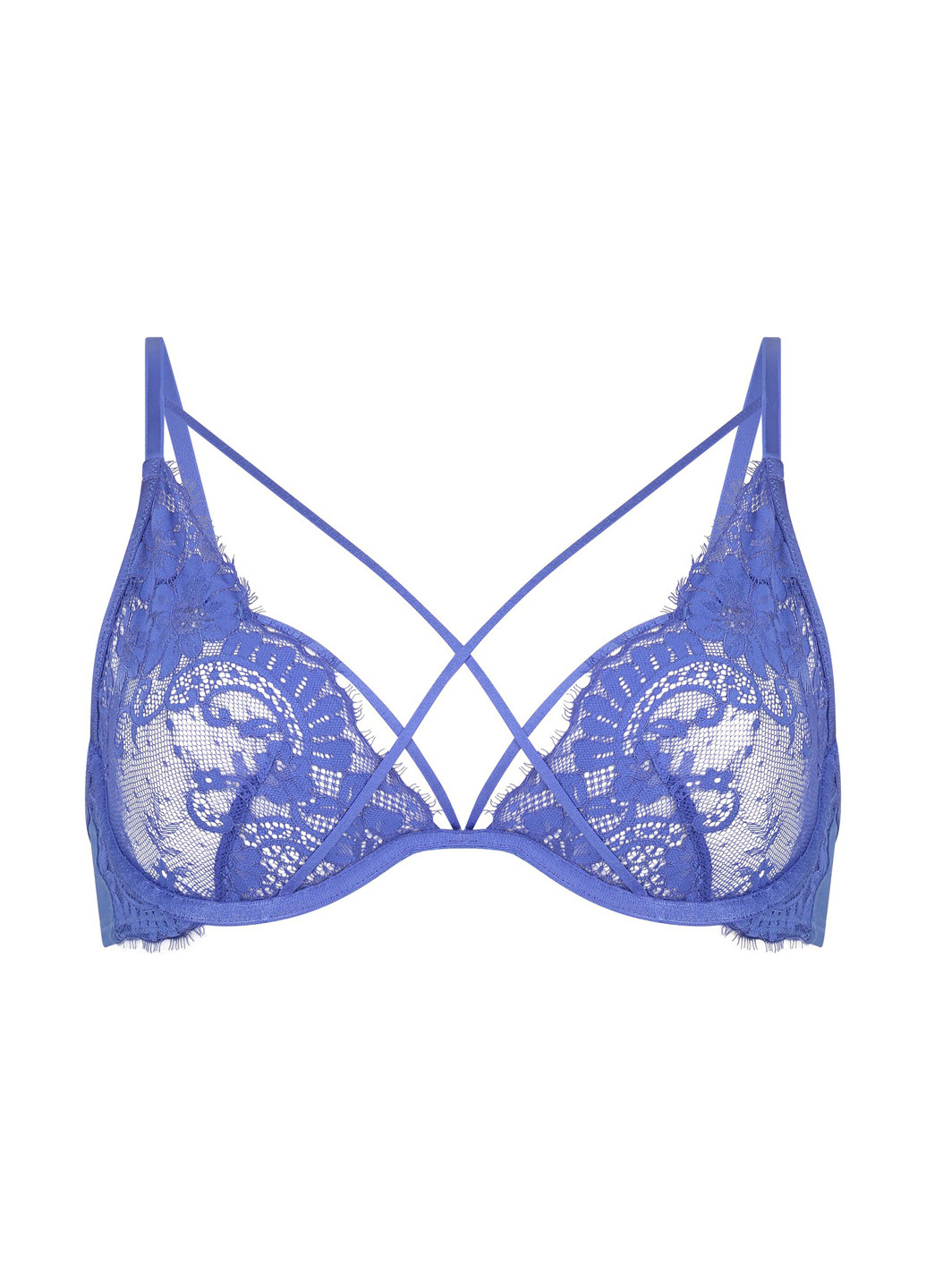 Світло-фіолетовий бралетт бюстгальтер Hunkemoller з кісточками поліамід