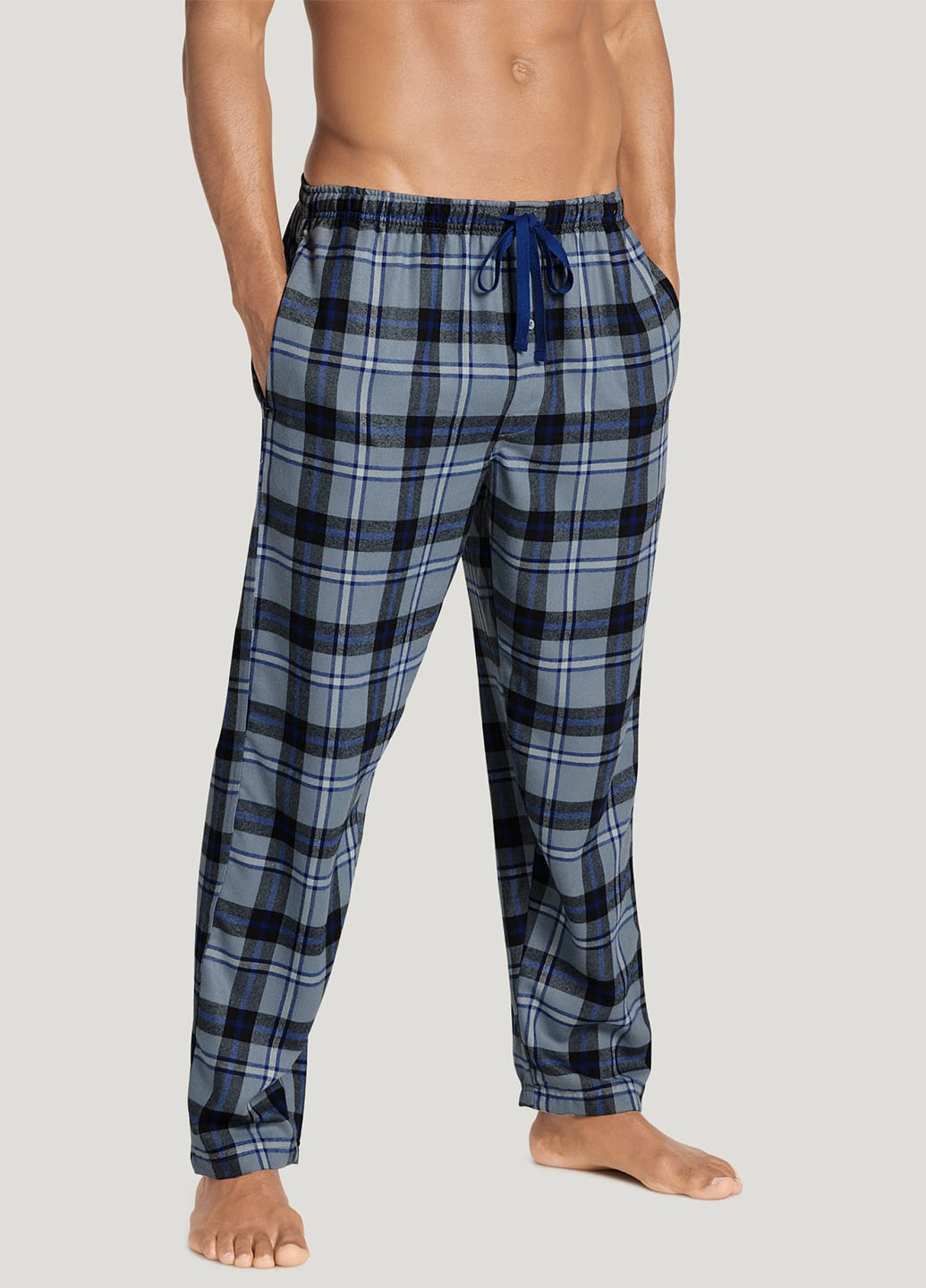 Серо-синие домашние демисезонные брюки Jockey