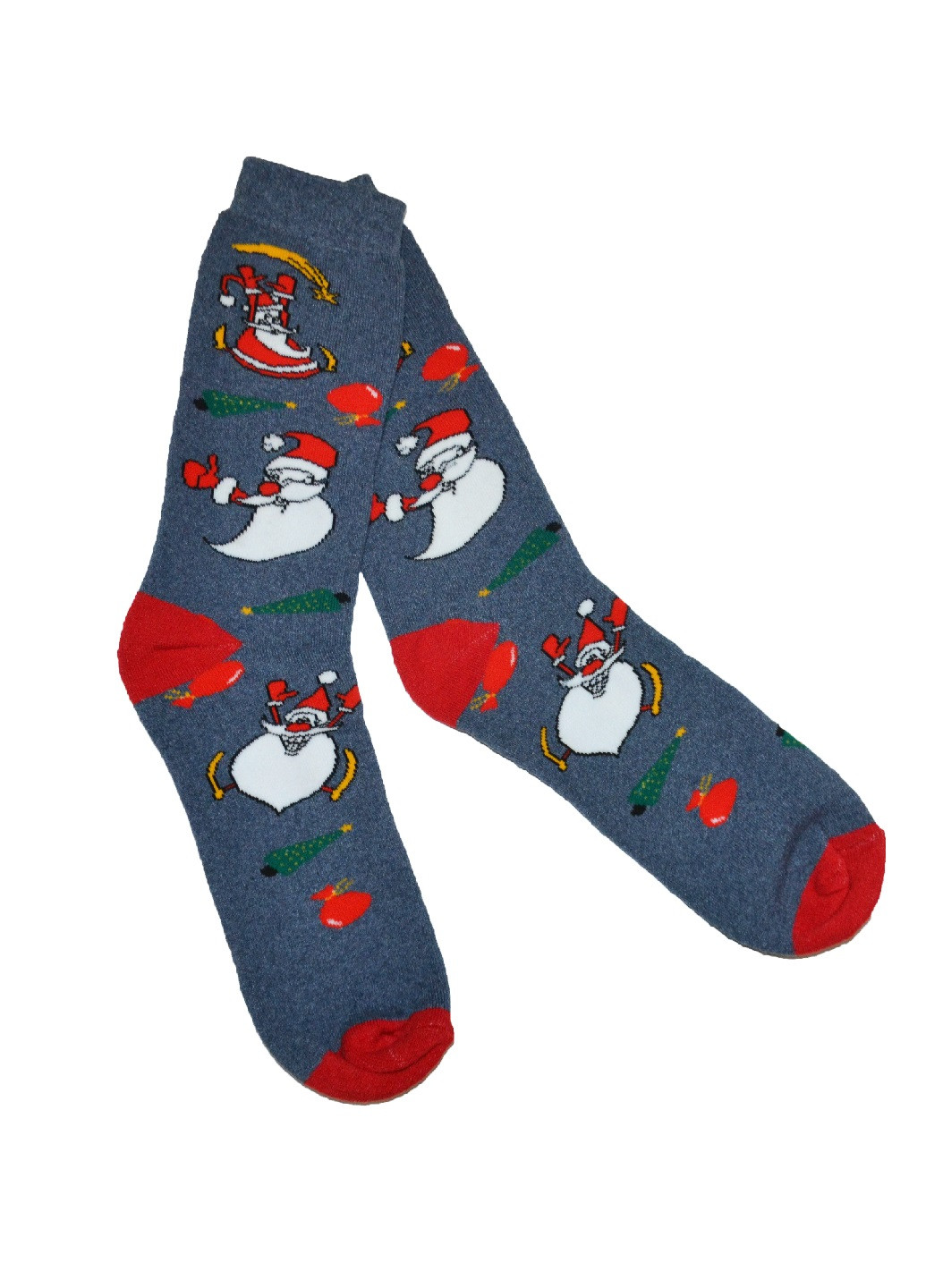 Шкарпетки Style Luxe новорічні сіро-сині повсякденні