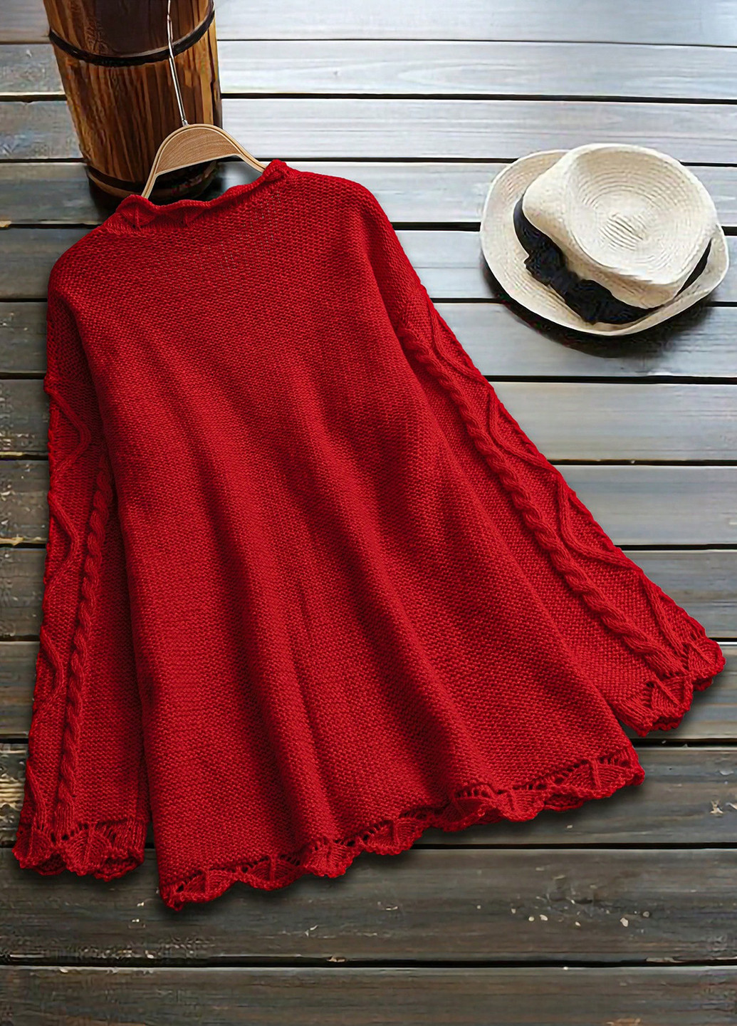 Червоний демісезонний джемпер джемпер SHEIN