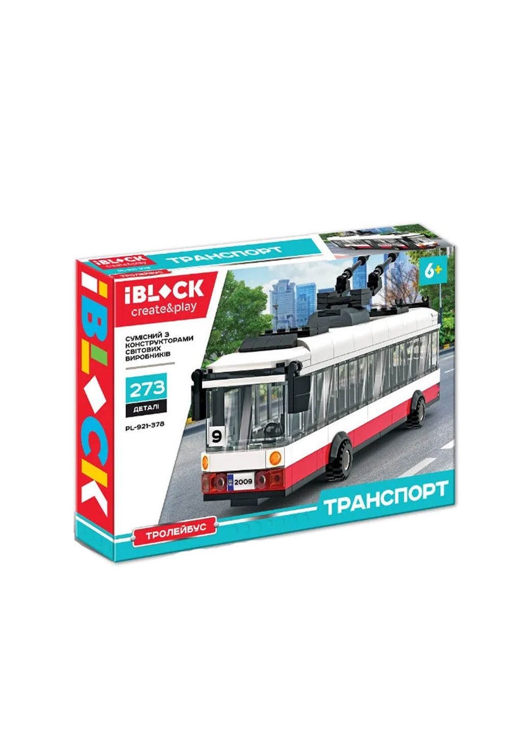 Конструктор Троллейбус Iblock (255597448)