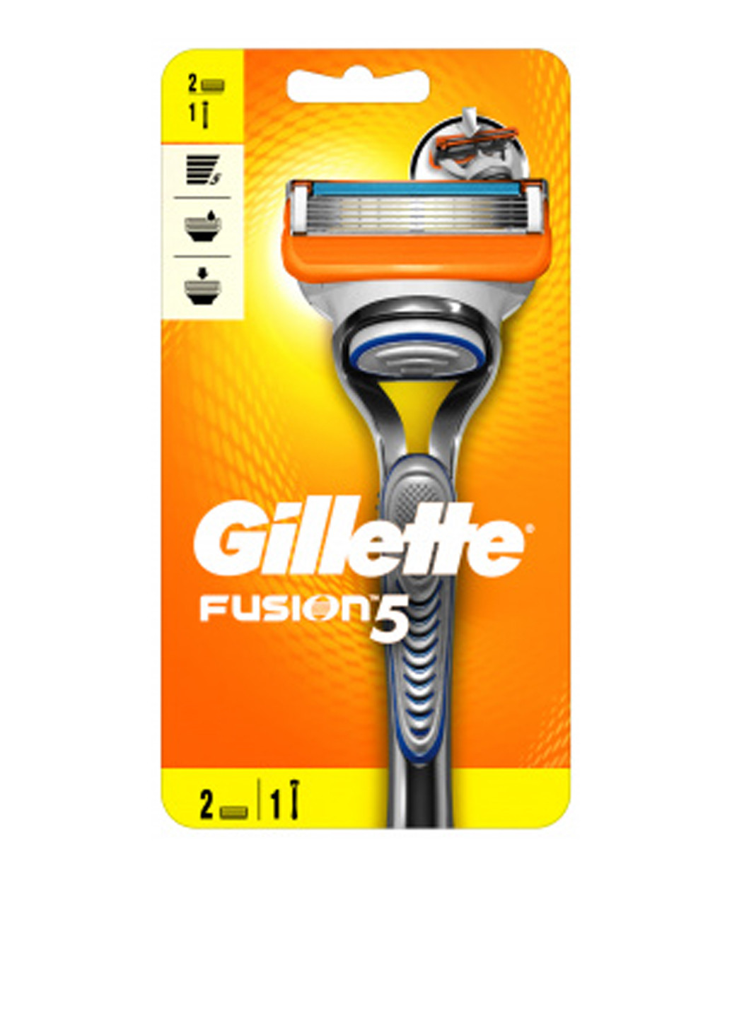 Станок-бритва Fusion5 с 2 сменными картриджами Gillette (138200714)