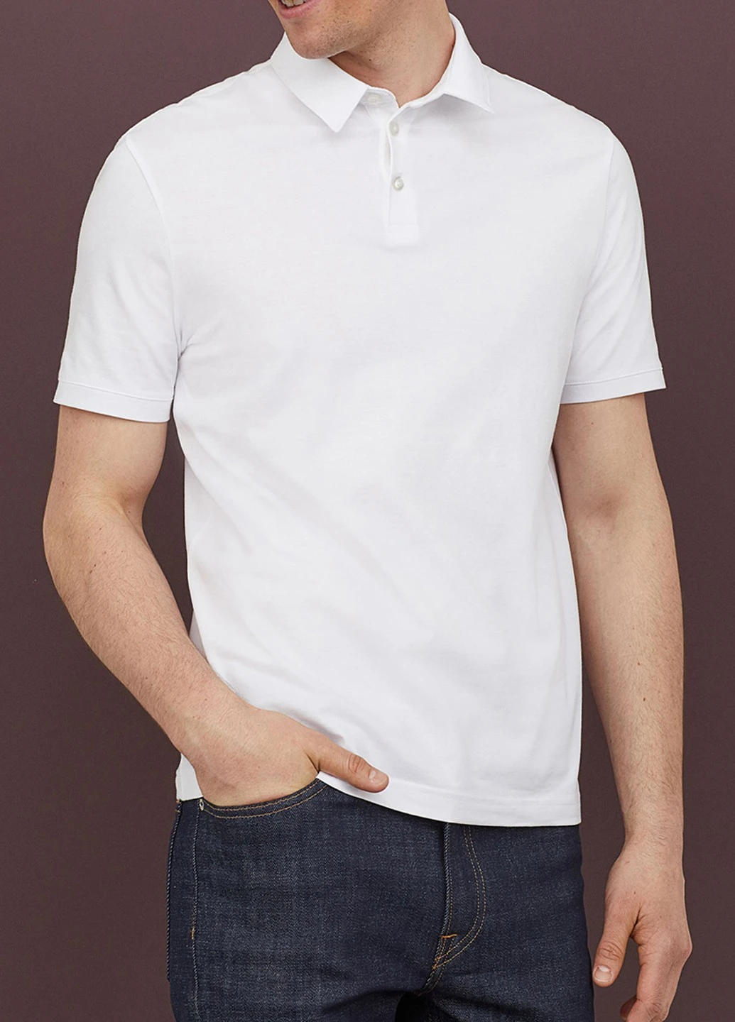 Белая футболка H&M