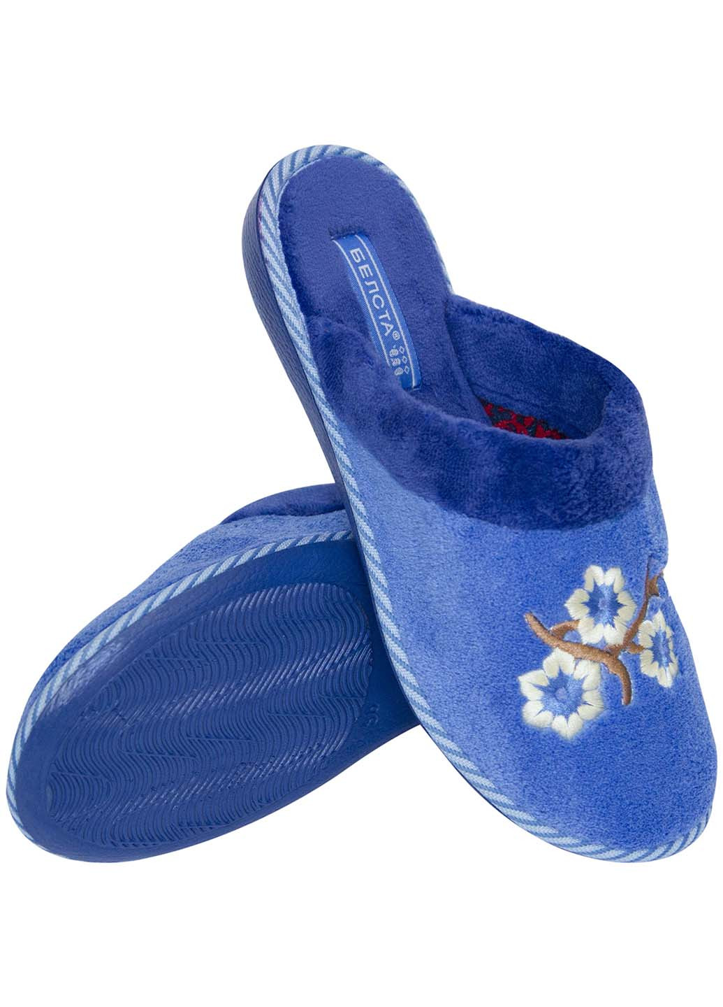 Голубые тапочки Белста