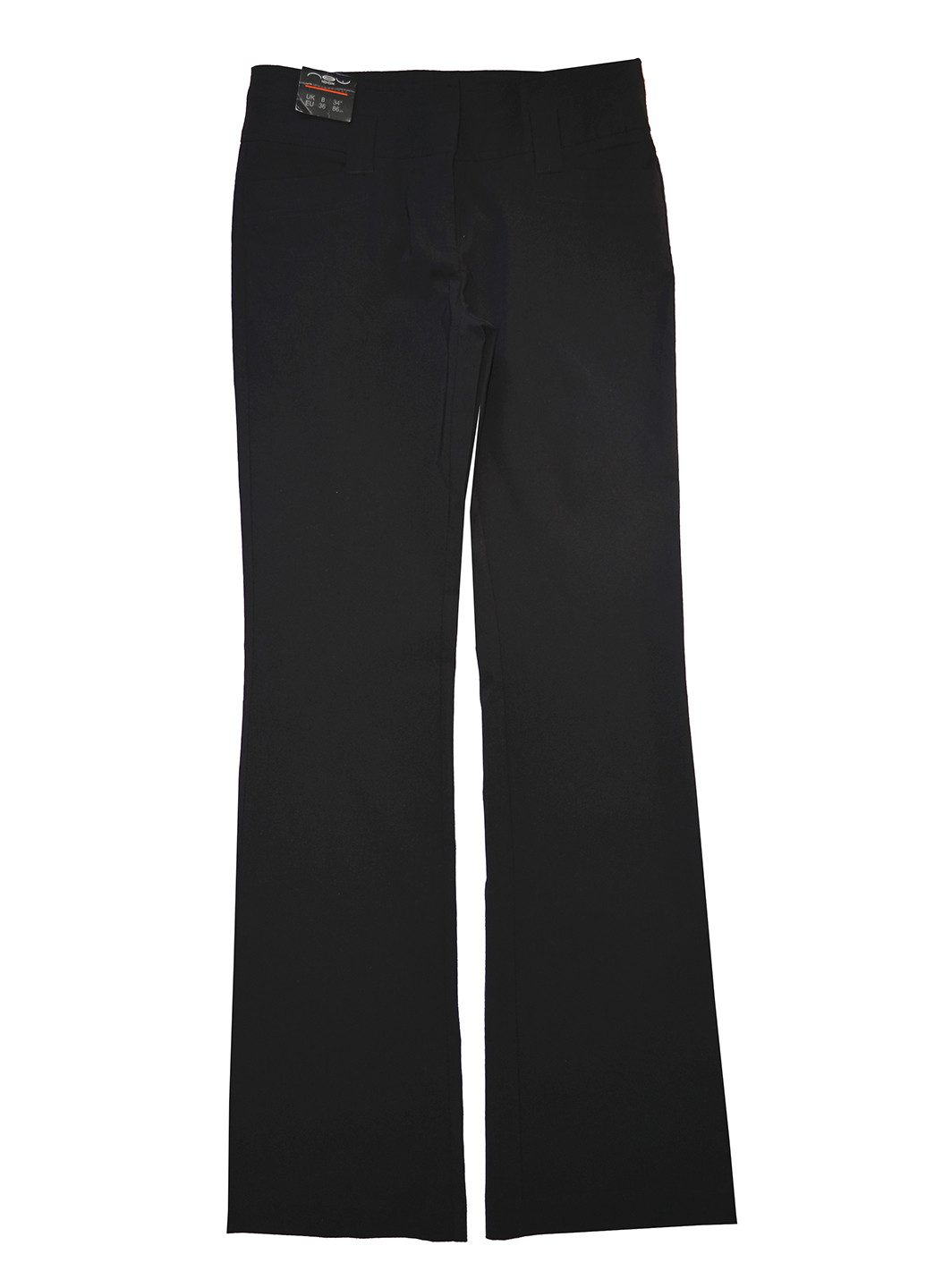 Черные кэжуал демисезонные клеш брюки New Look