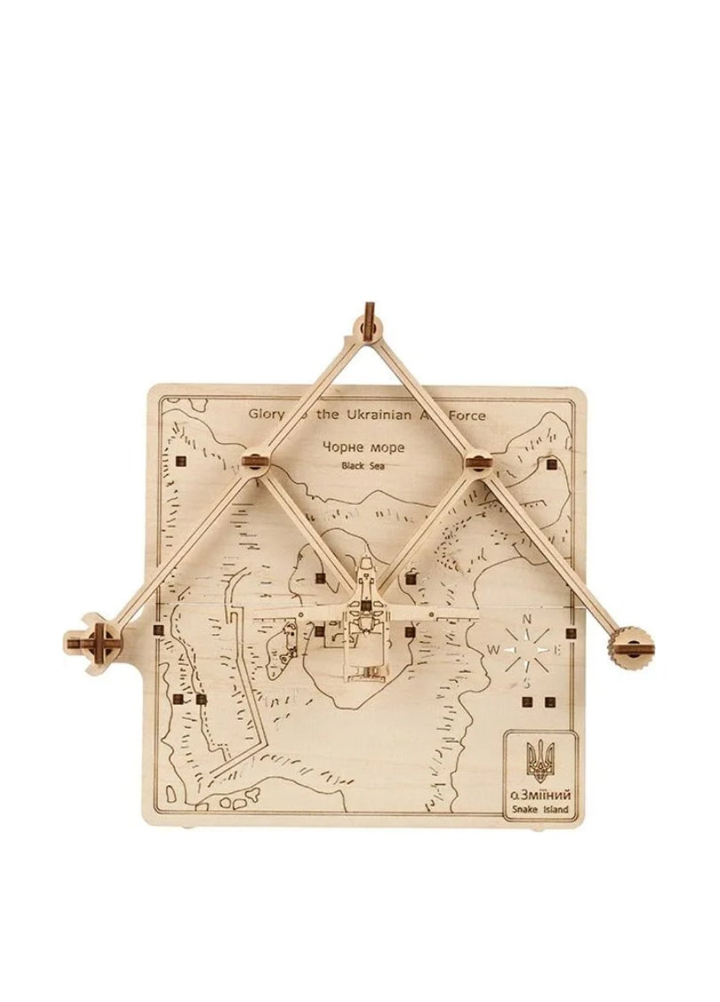 Дерев'яний механічний 3D конструктор Gears Звільнення Зміїного (39 деталей) UGEARS (301586933)