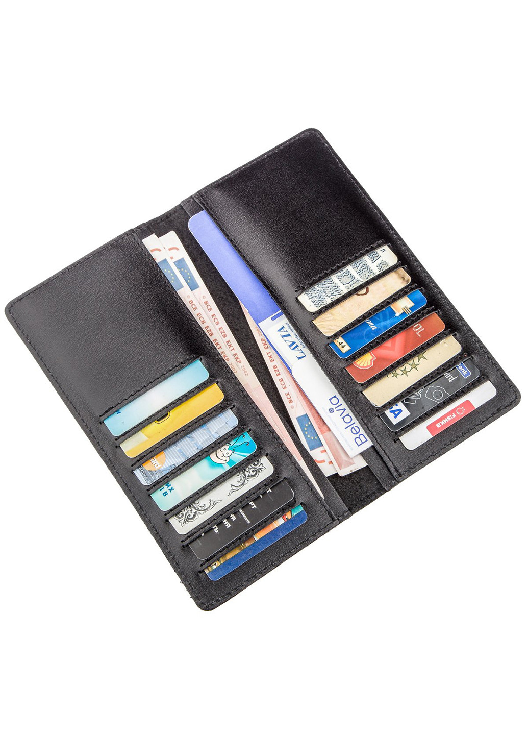 Мужской кожаный кошелек 18х9х1 см Shvigel (252132291)