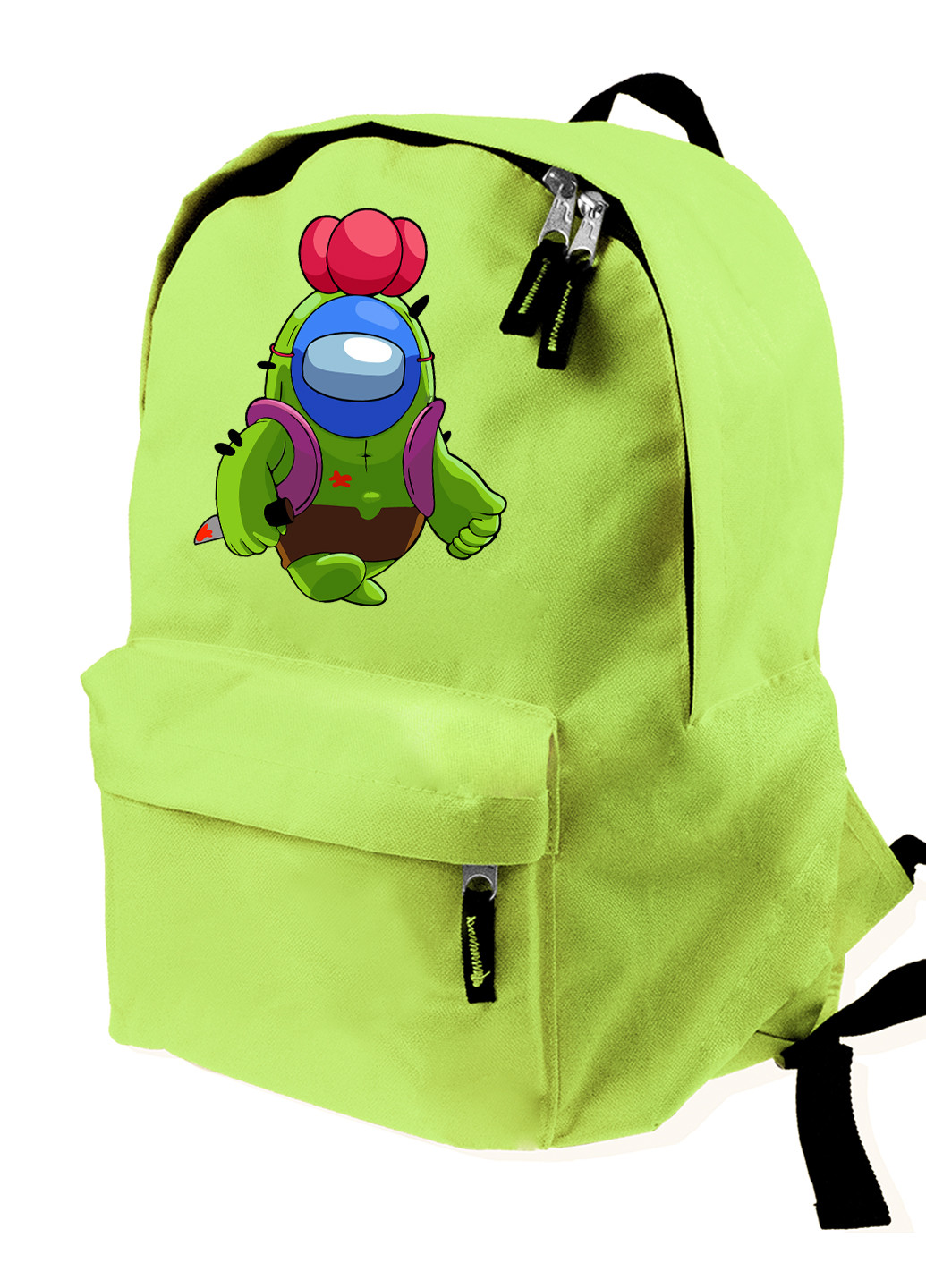 Детский рюкзак Спайк Бравл Старс Амонг Ас (Spike Brawl Stars with Pin Among Us) (9263-2599) MobiPrint (217074894)