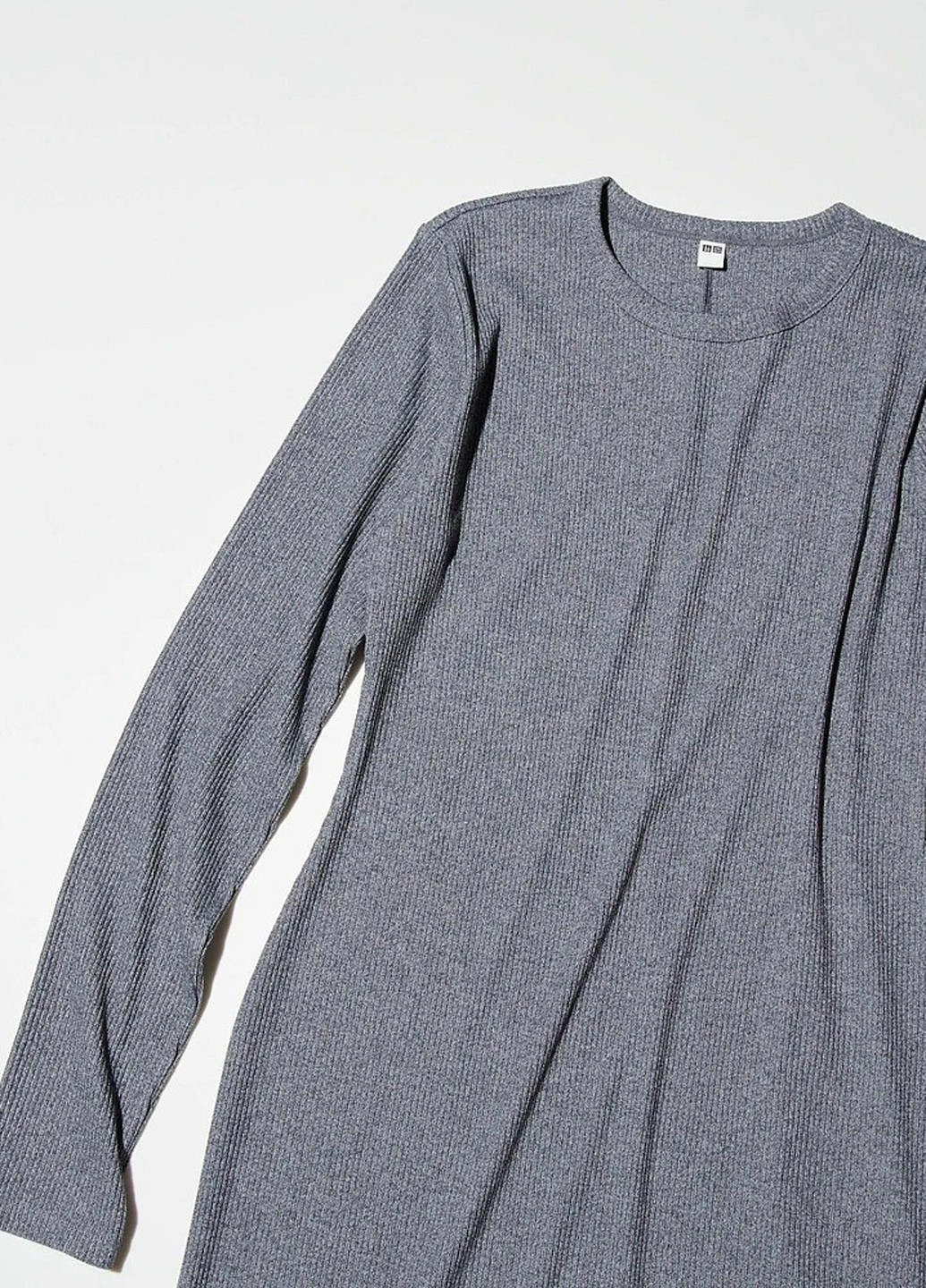 Сіра кежуал сукня силуетна Uniqlo однотонна