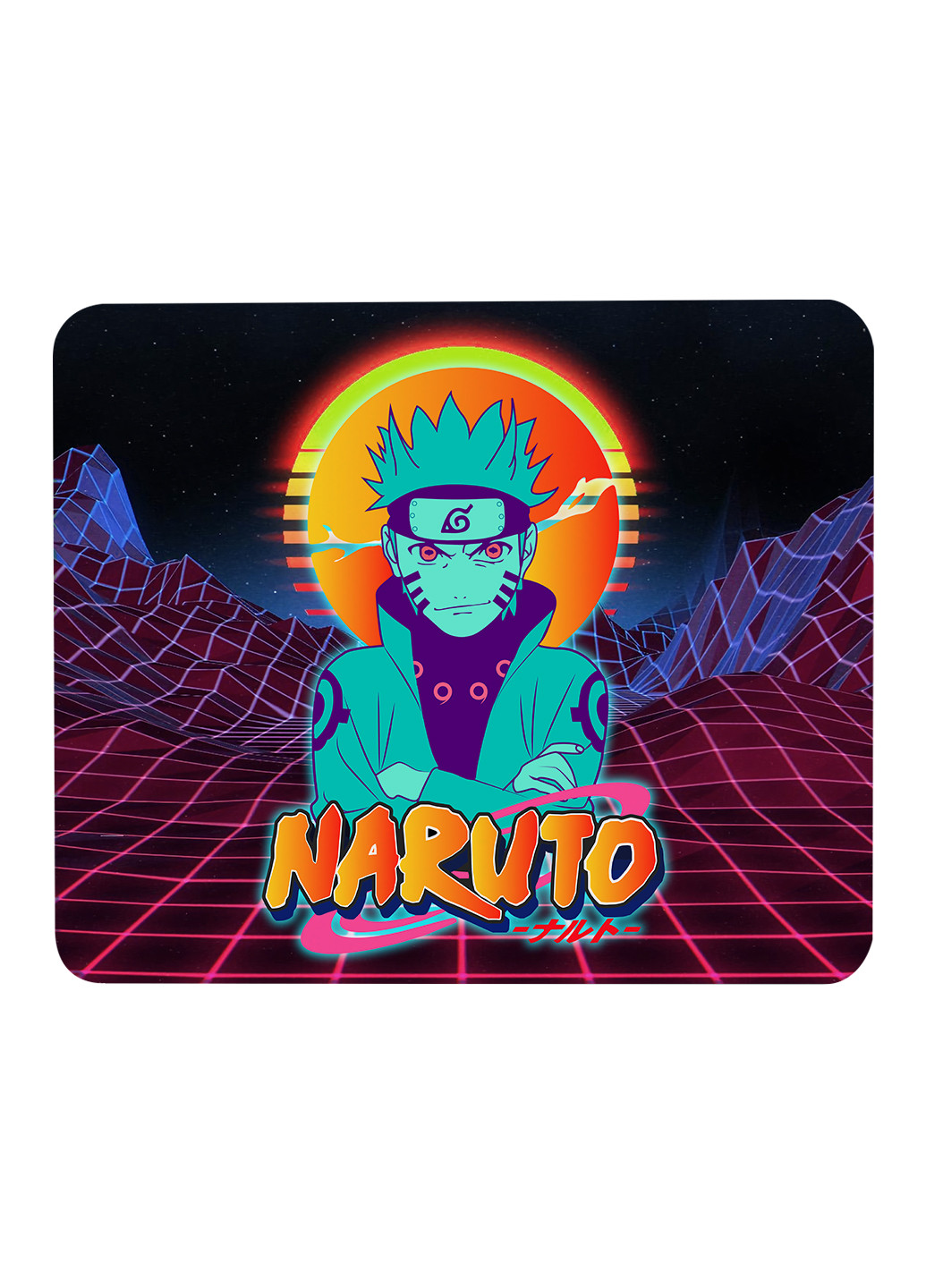 Килимок для мишки Наруто Узумакі (Naruto Uzumaki) (25108-2631) 29х21 см MobiPrint (224437273)