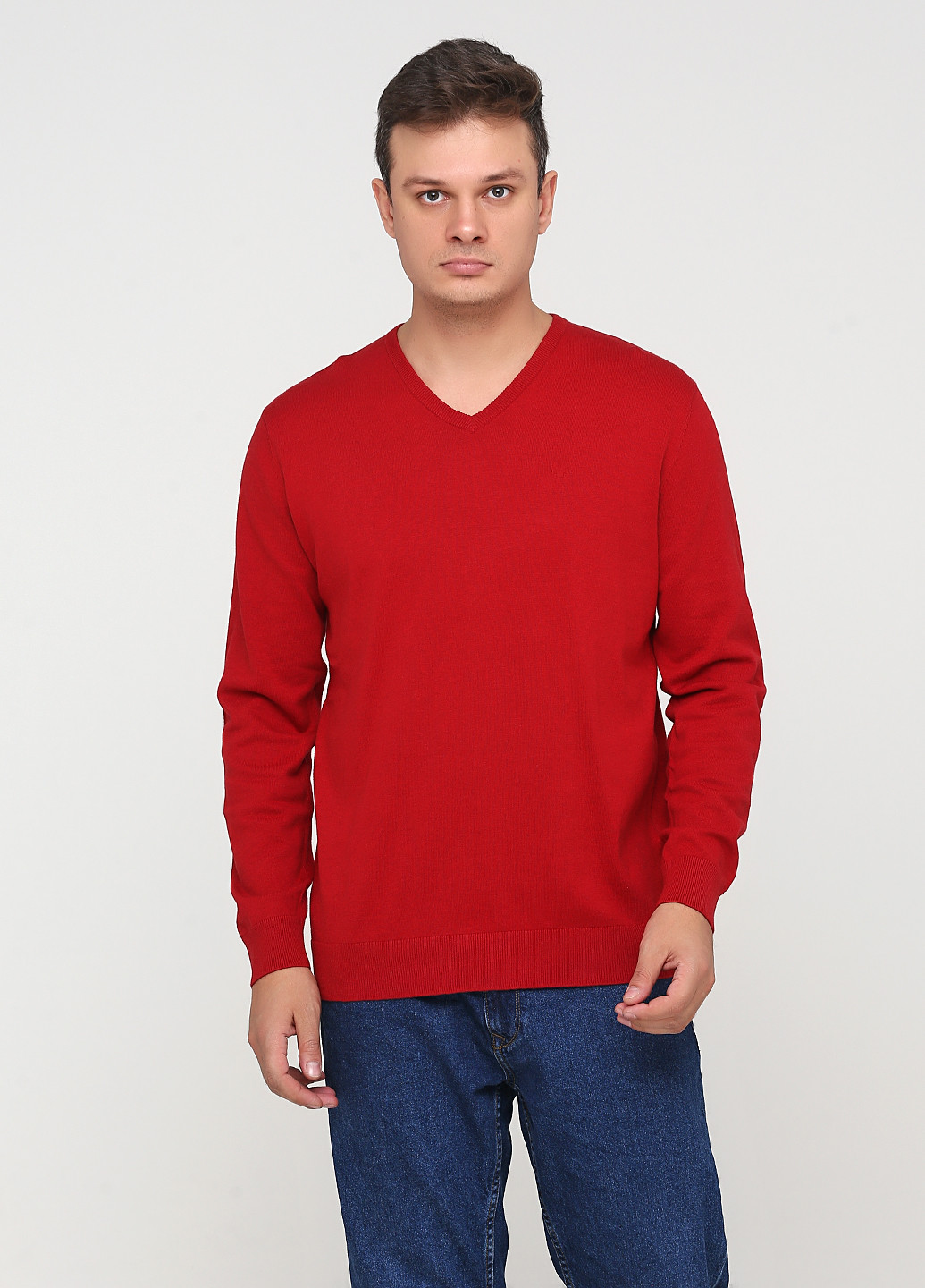 Вишневый демисезонный пуловер пуловер Tom Tailor