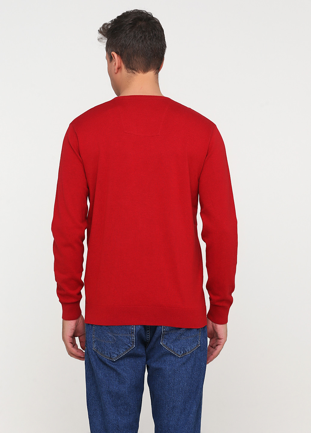 Вишневый демисезонный пуловер пуловер Tom Tailor