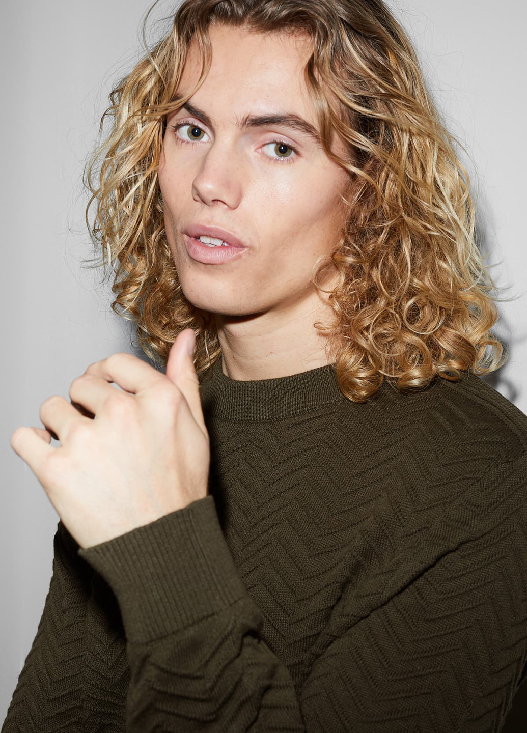 Оливковий (хакі) демісезонний джемпер джемпер C&A