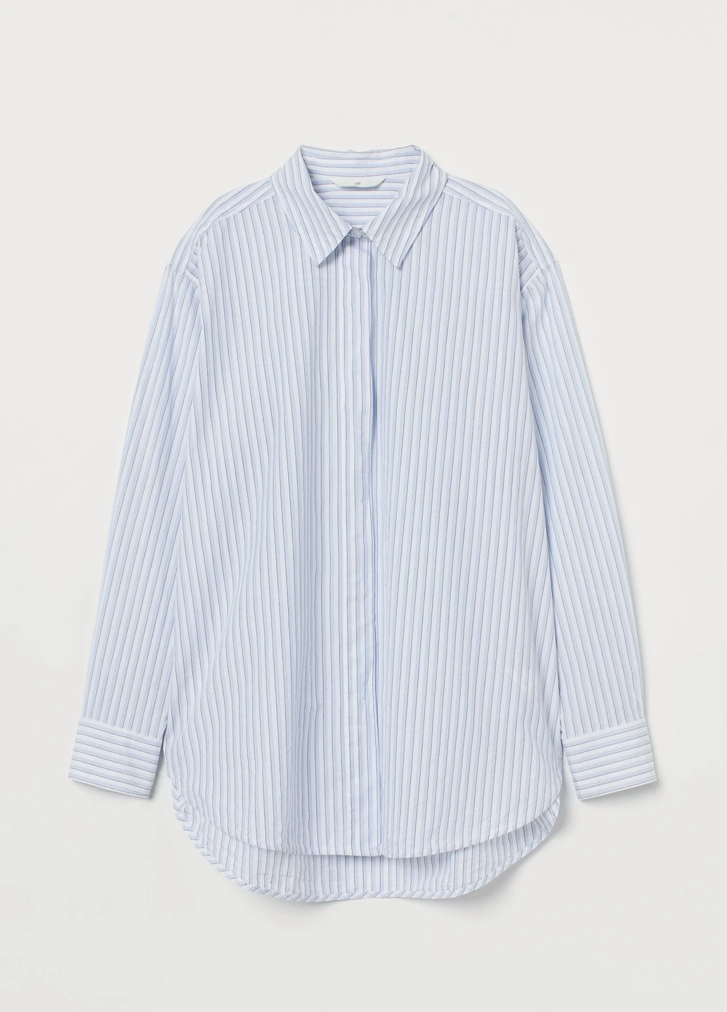 Бавовняна сорочка оверсайз H&M (251998979)
