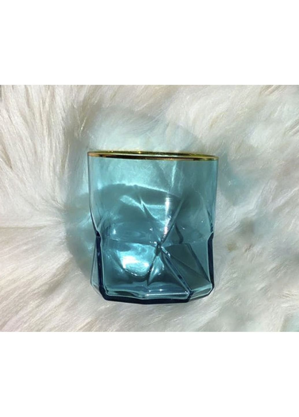 Стакан низький Блакитна геометрія OLGS1008-1 360 мл Olens (253614198)