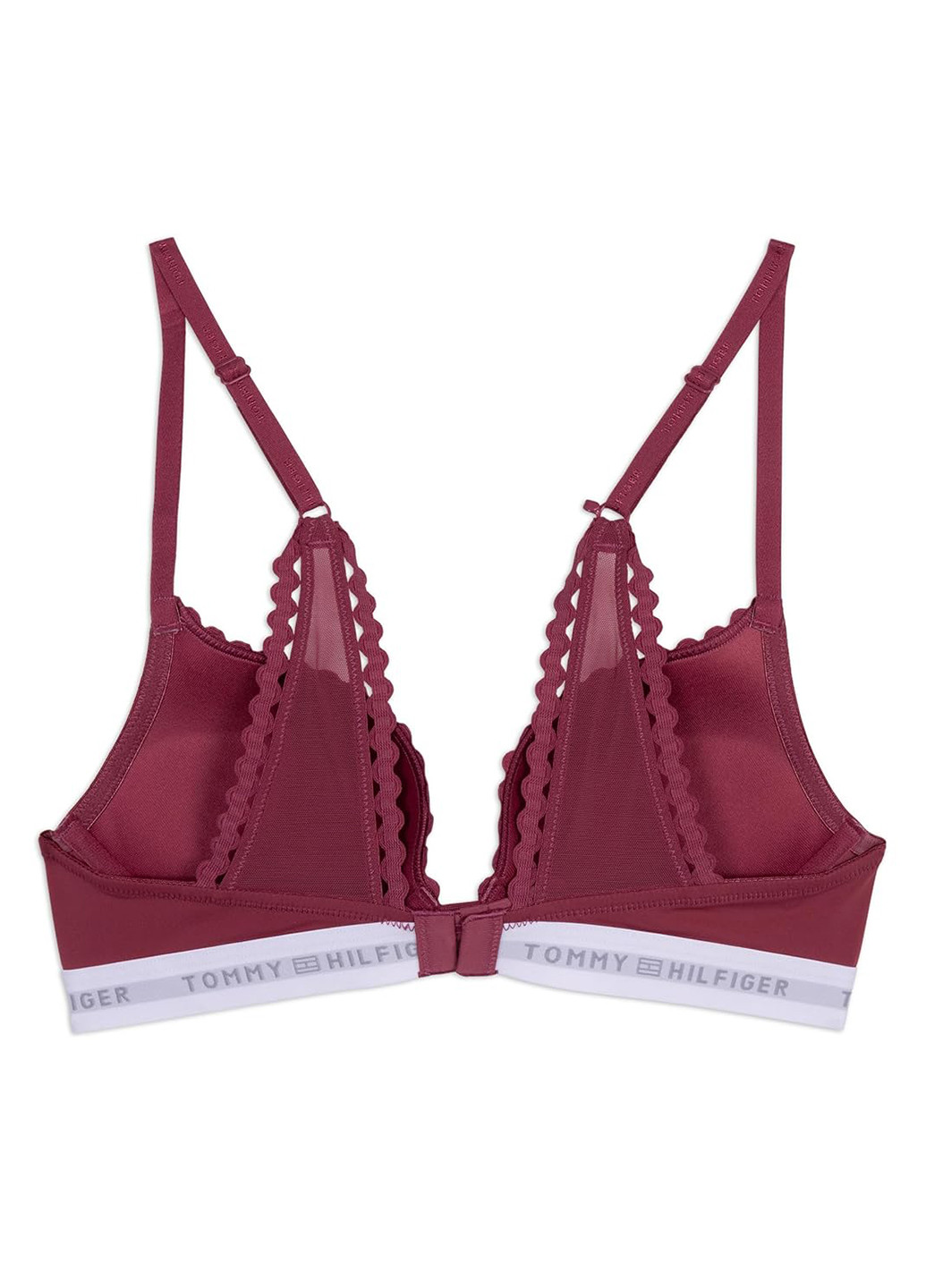 Темно-рожевий бралетт бюстгальтер Tommy Hilfiger з кісточками нейлон