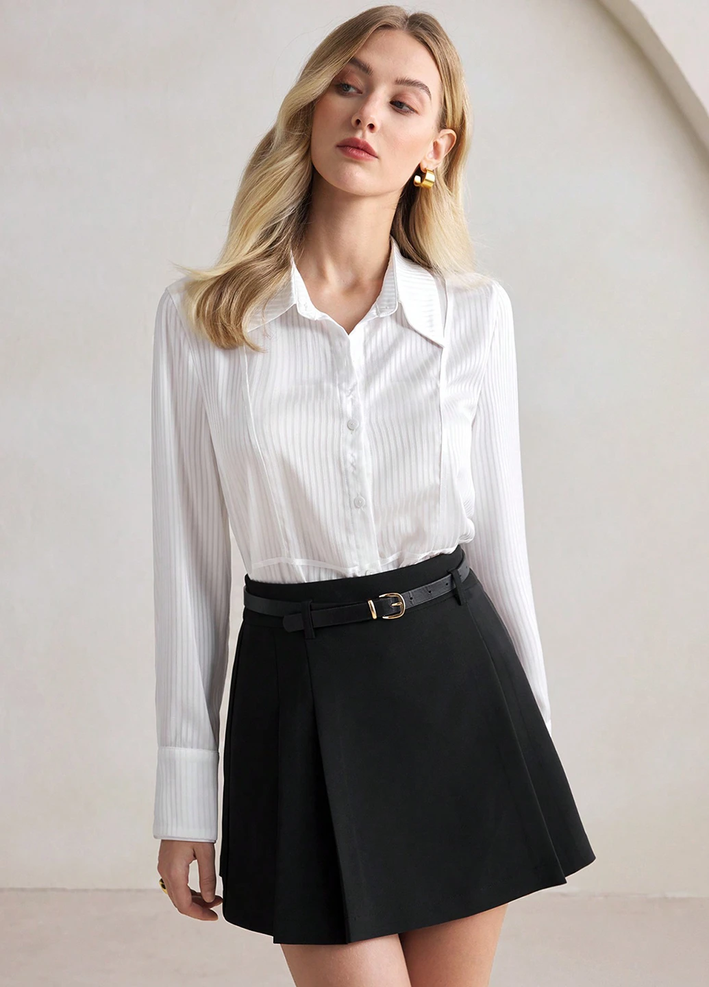 Белая блуза SHEIN