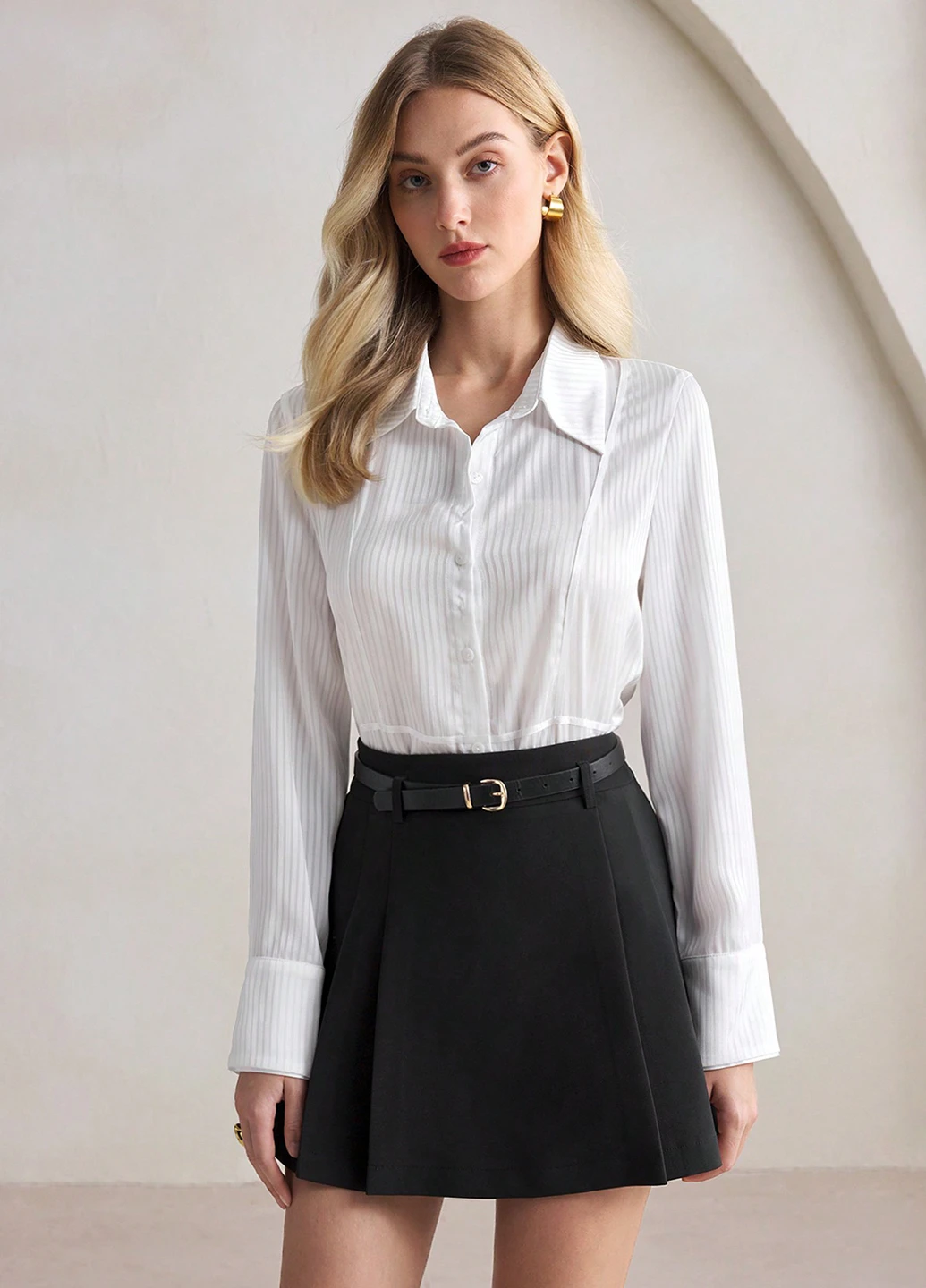 Белая блуза SHEIN