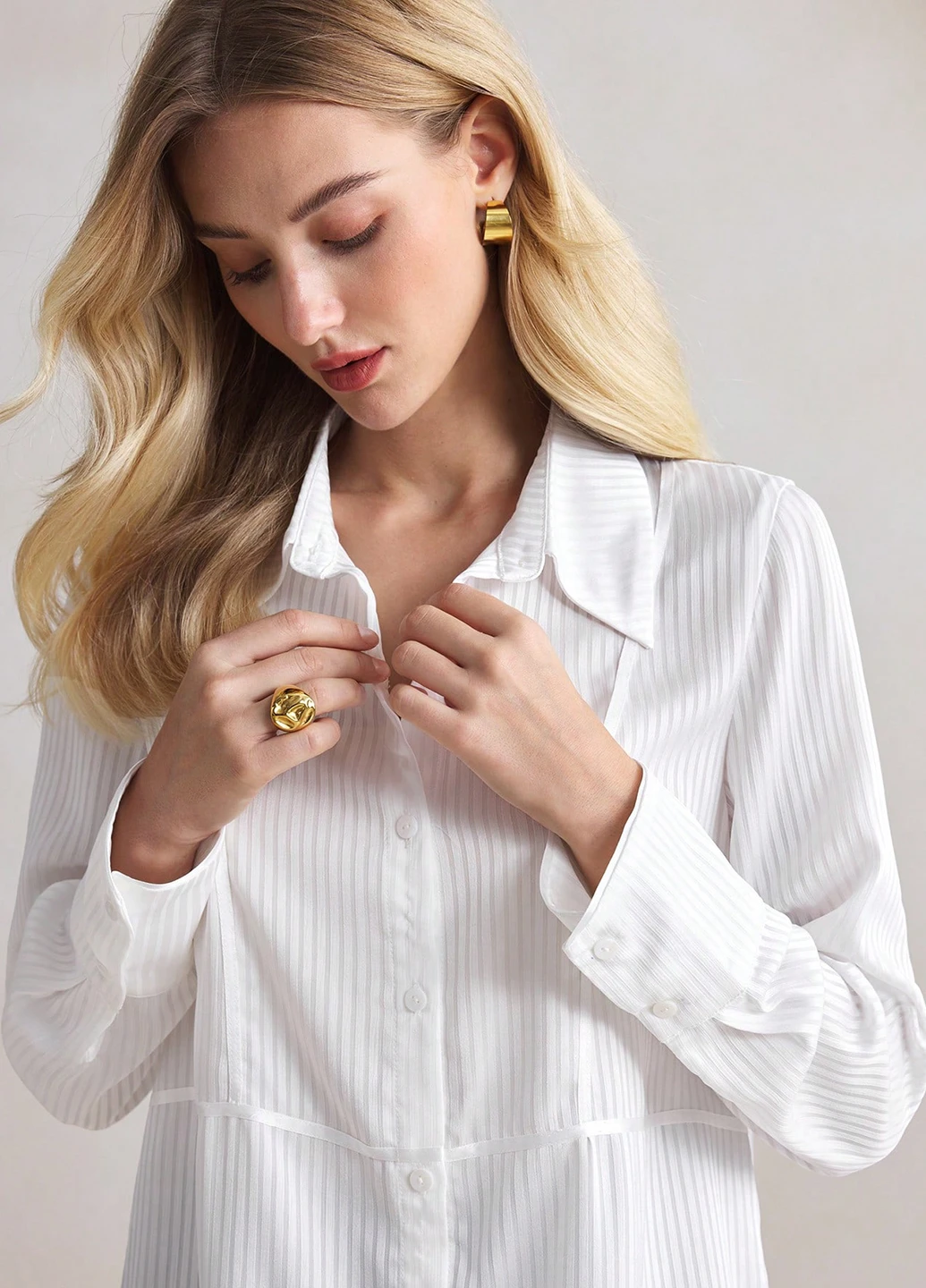 Белая блуза SHEIN