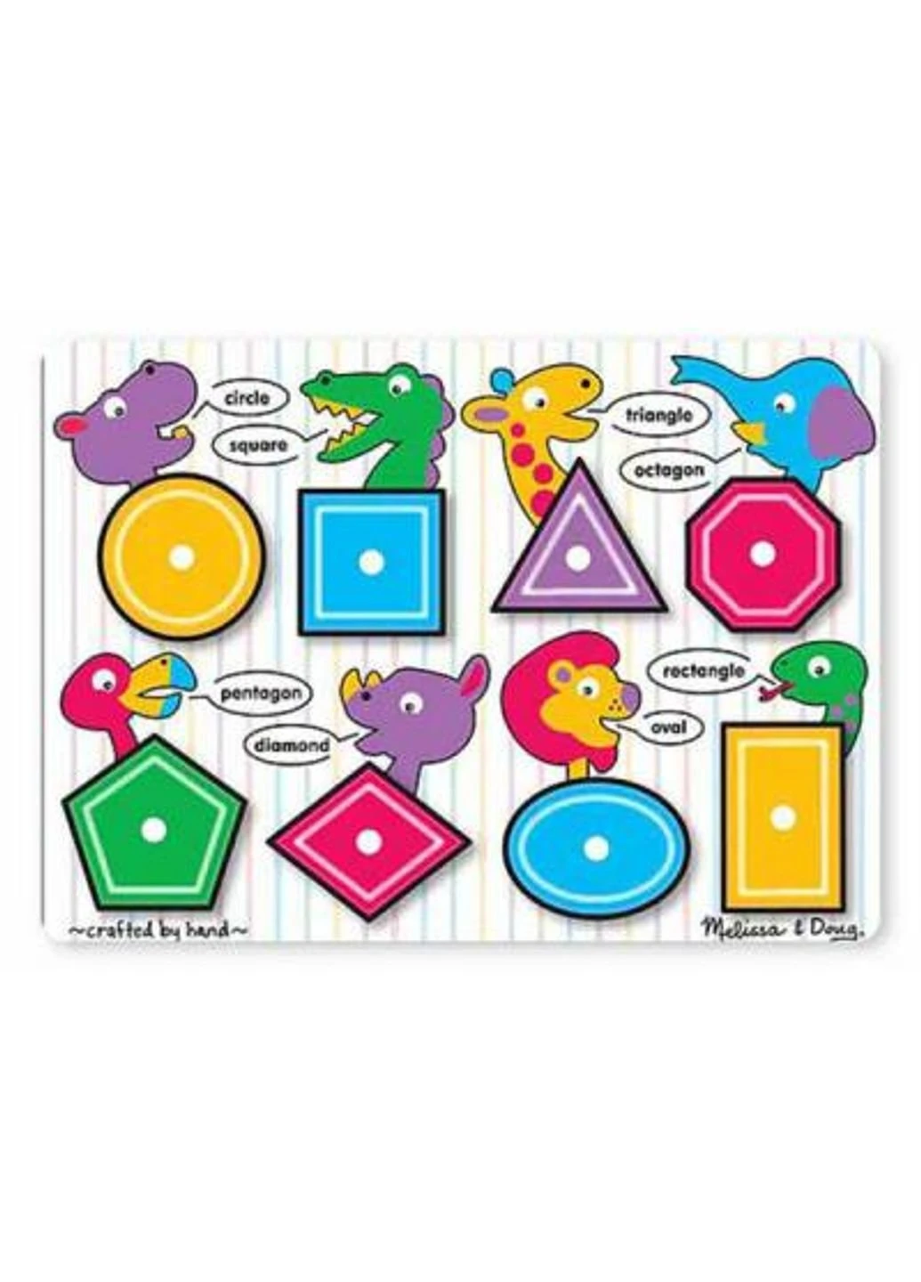 Развивающая игрушка Геометрические фигуры (MD3285) Melissa&Doug (254069451)