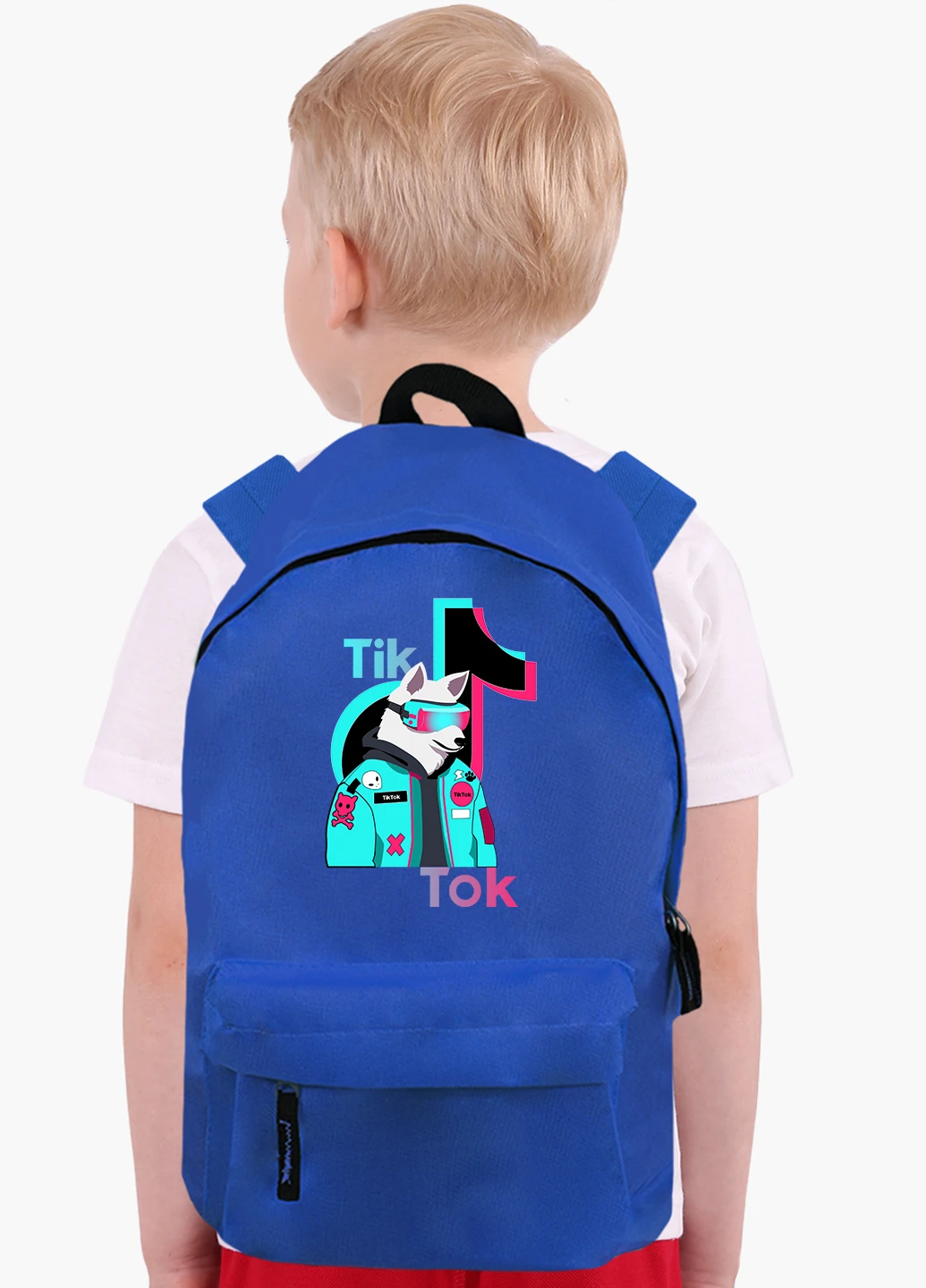 Детский рюкзак Вовк Тік Тік (Wolf TikTok) (9263-1645) MobiPrint (217075150)