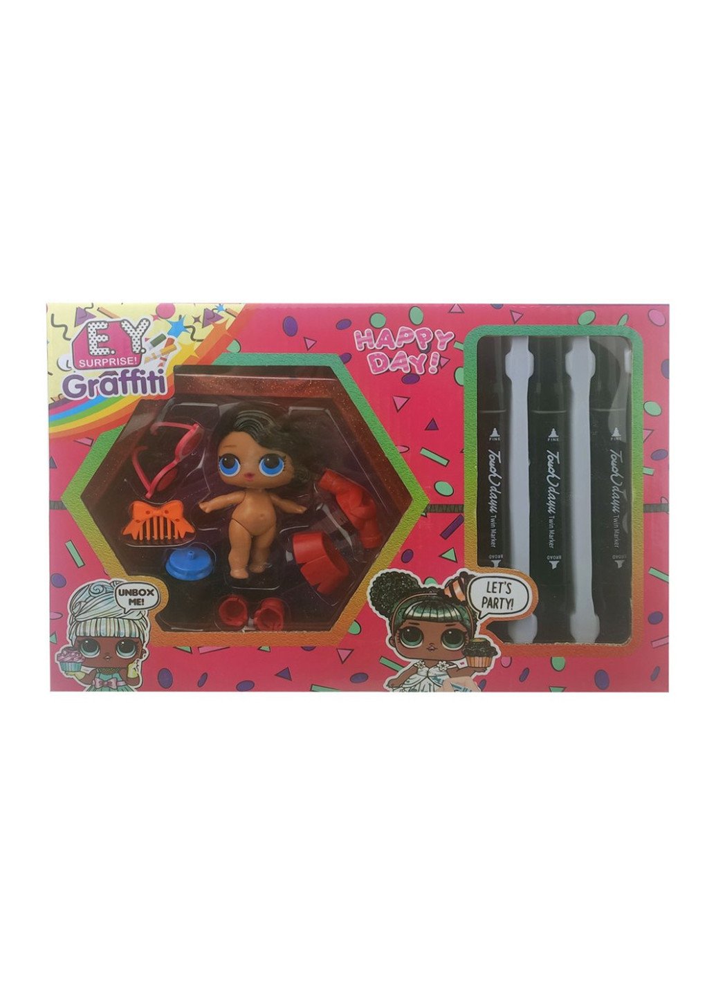 Дитяча кукла с маркерами 21х17,5х6,5 см Bambi (254052370)