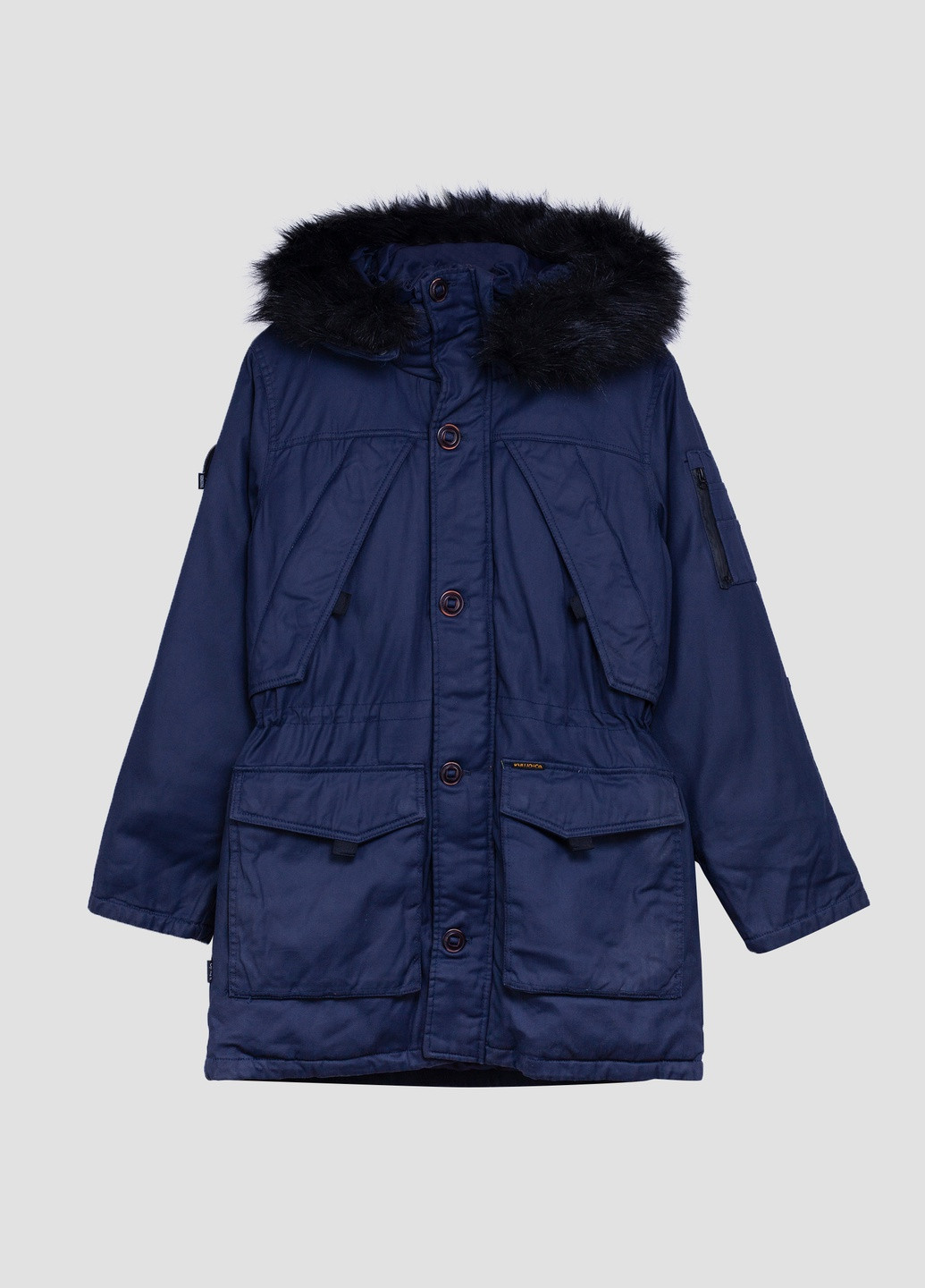 Темно-синяя зимняя куртка Khujo