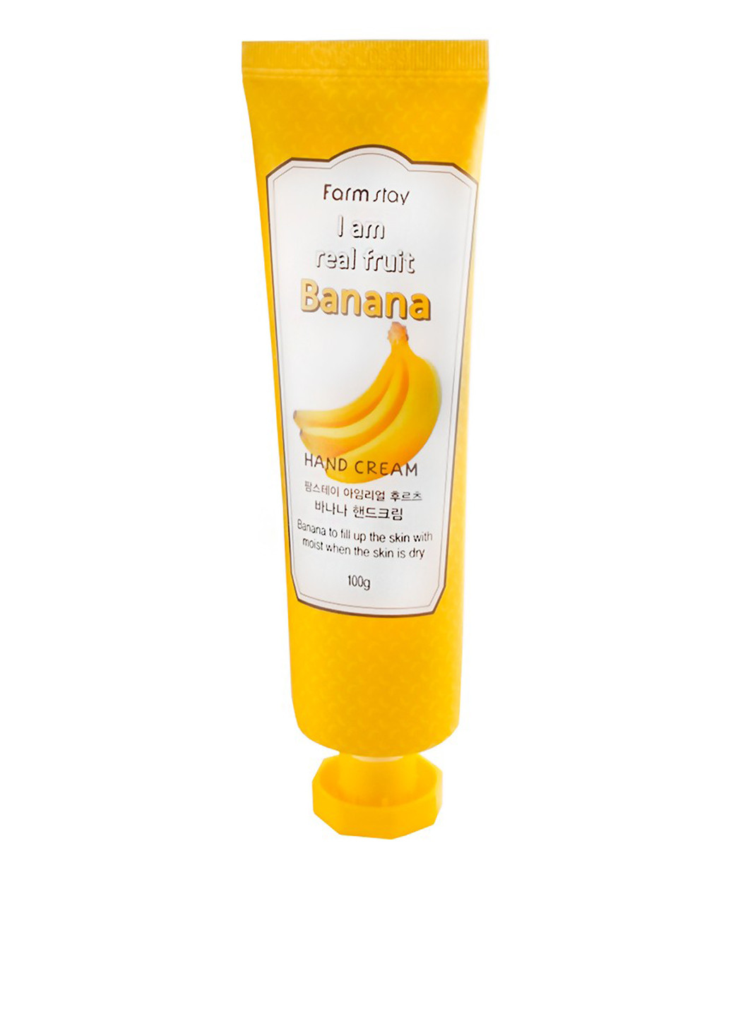 Крем для рук с экстрактом банана I Am Real Fruit Banana Hand Cream, 100 мл Farm Stay (186499114)