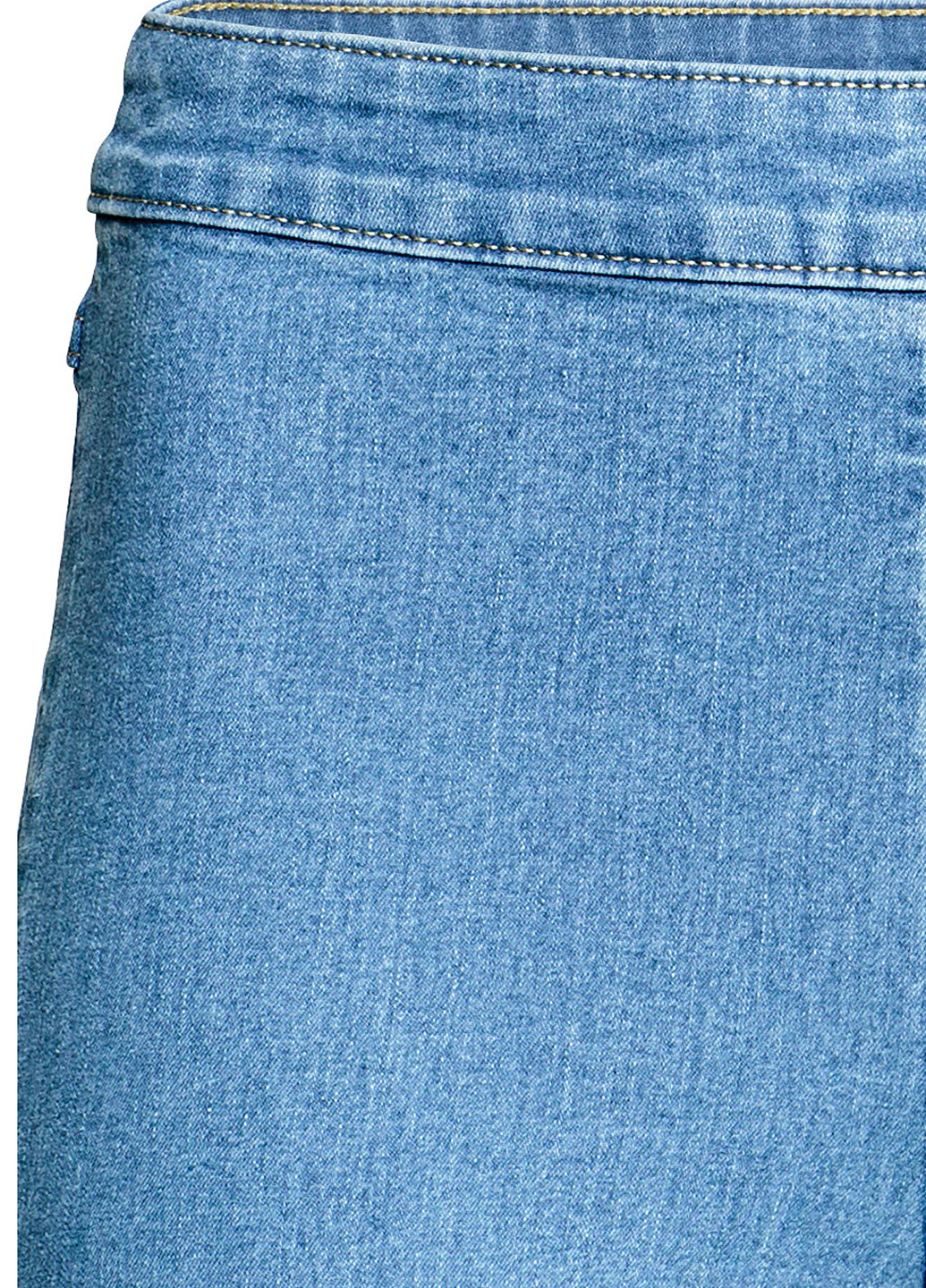 Джеггінси H&M однотонні блакитні джинсові