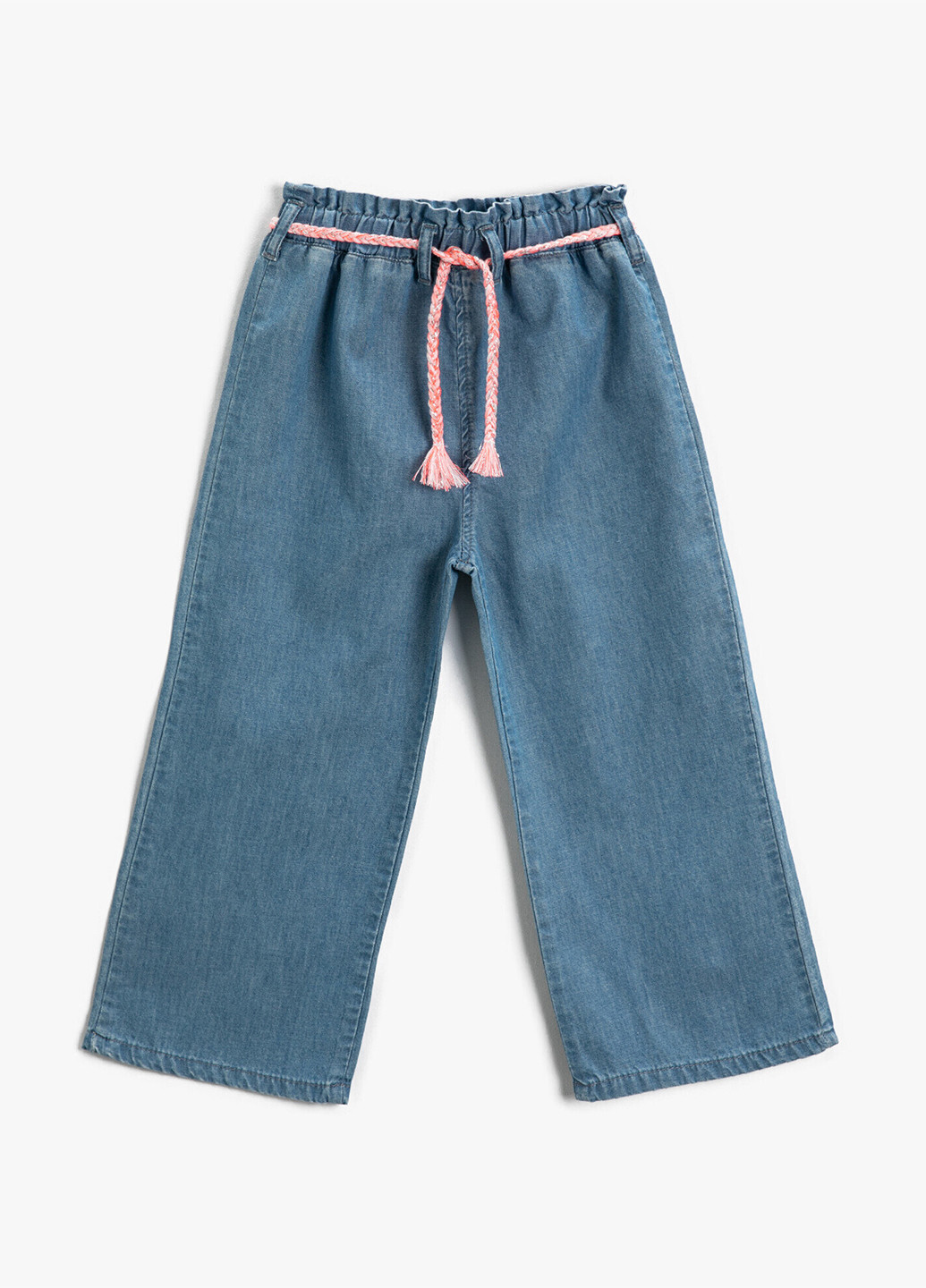 Светло-синие демисезонные свободные джинсы KOTON
