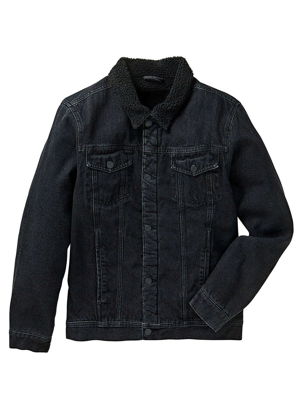 Черная демисезонная куртка Jacamo