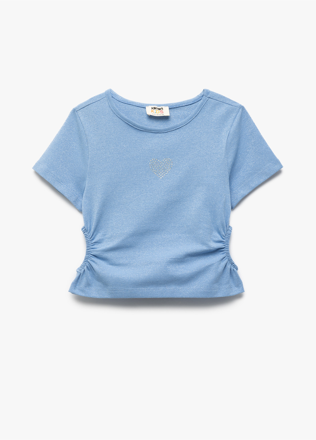 Голубая летняя футболка KOTON