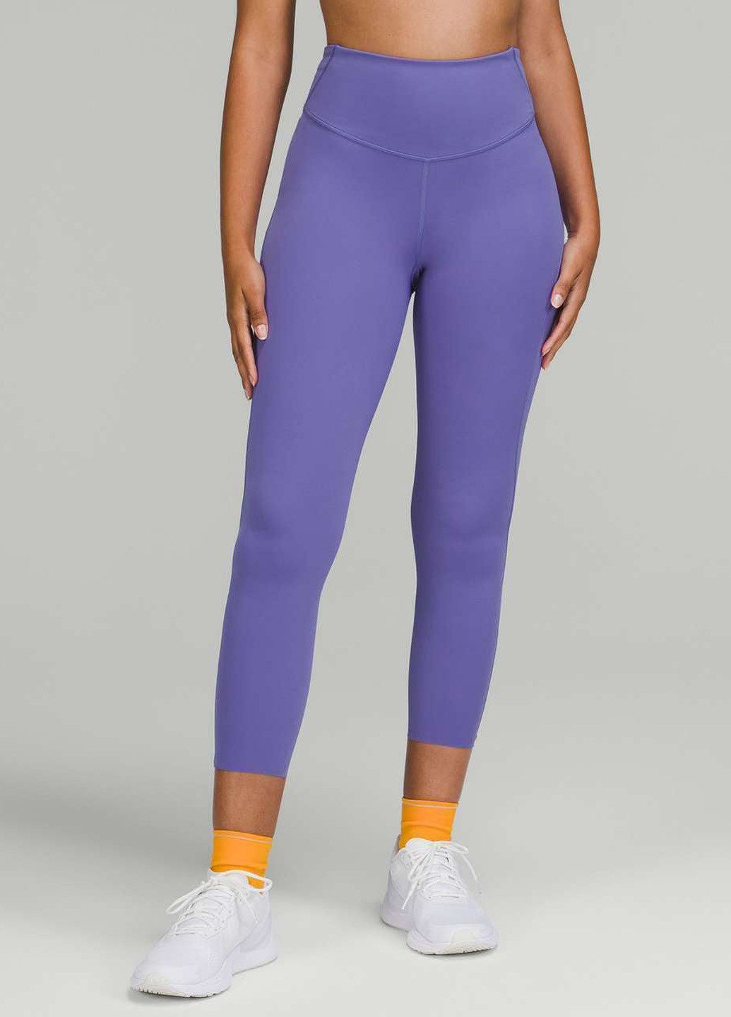 Фиолетовые демисезонные леггинсы Lululemon Athletica