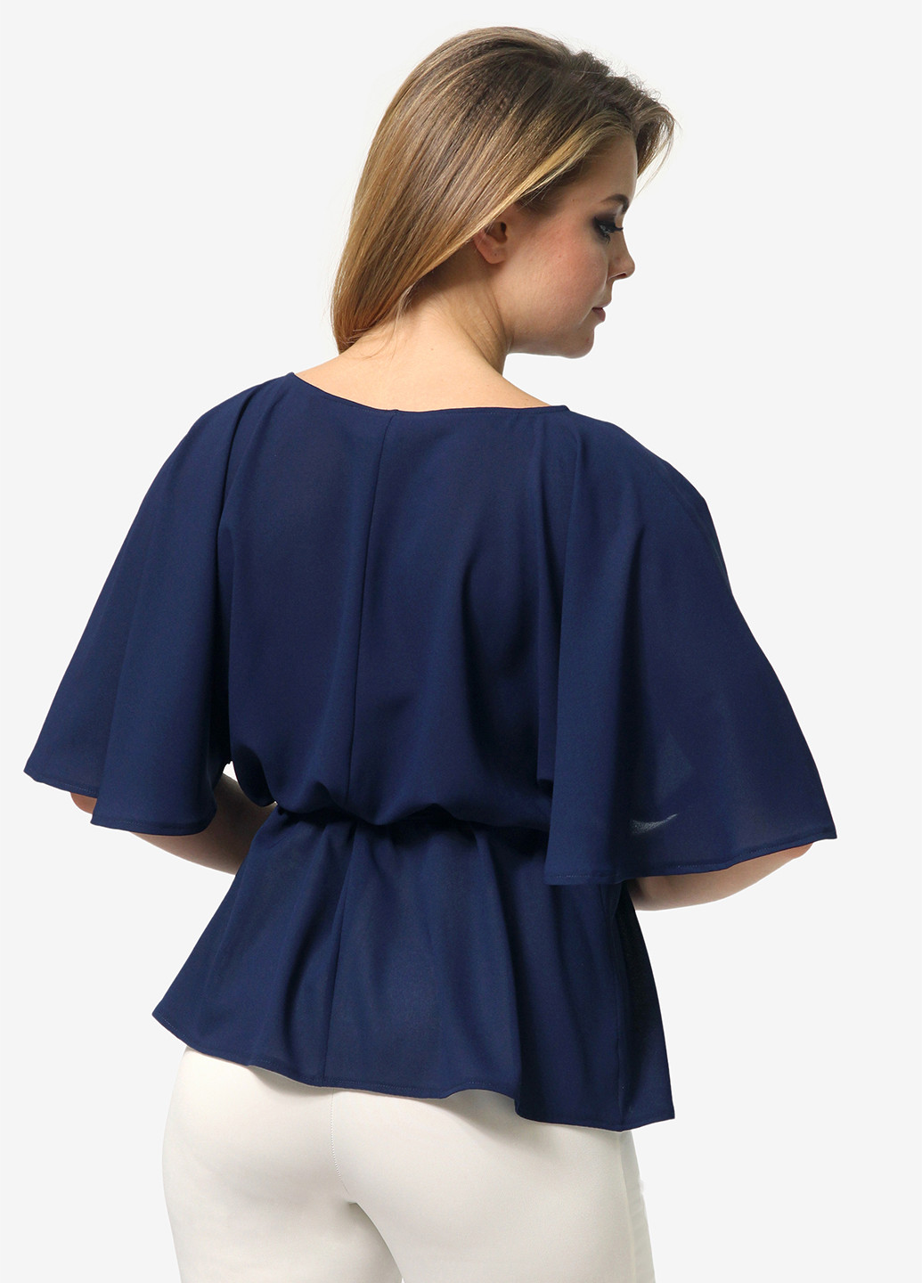 Темно-синяя демисезонная блуза Lila Kass