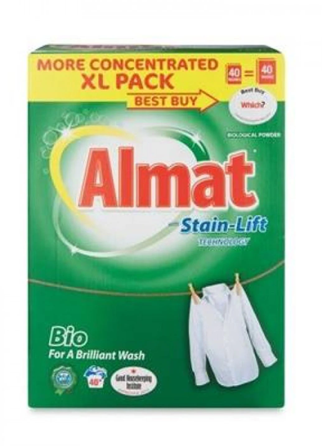 Пральний порошок Bio для білої білизни 2.6 кг 40 Прань Almat (254211788)