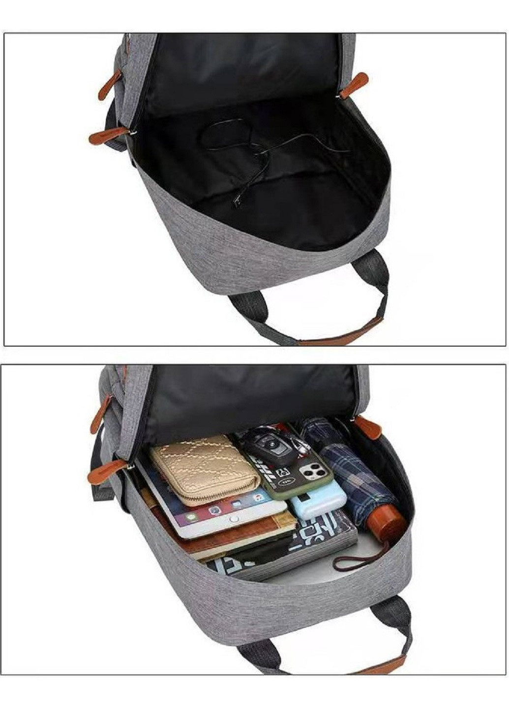 Комплект рюкзак сумка клатч набор три в одном портфель для ноутбука планшета с USB кабелем (24618-Нов) Francesco Marconi (252238944)