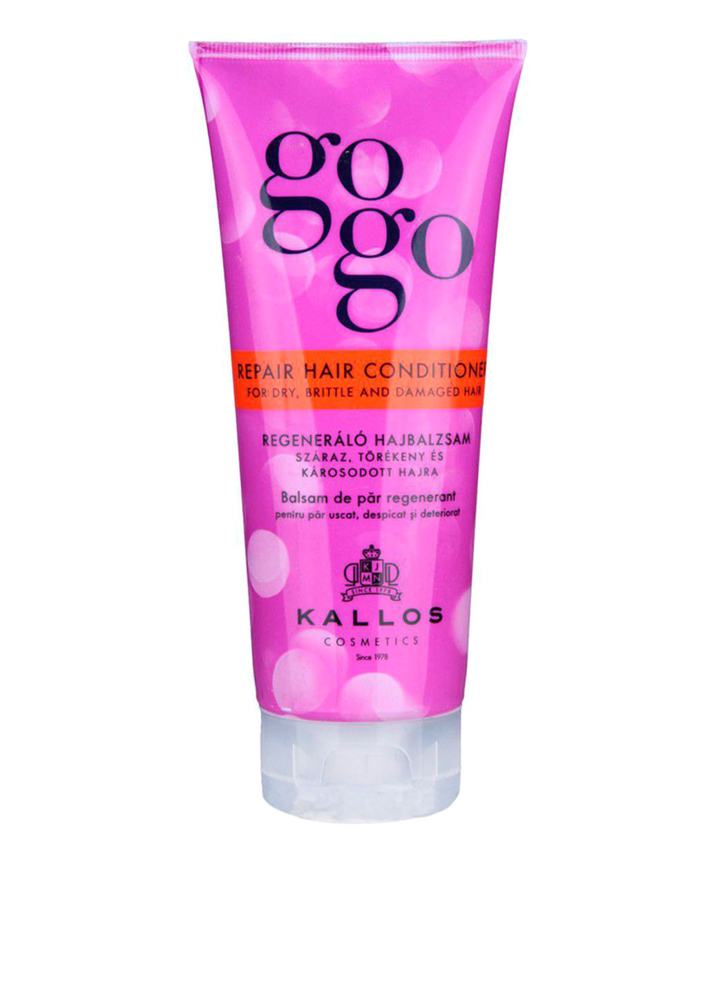 Восстанавливающий кондиционер для волос Kallos Gogo Repair Hair Conditioner 200 мл Kallos Cosmetics (88093398)