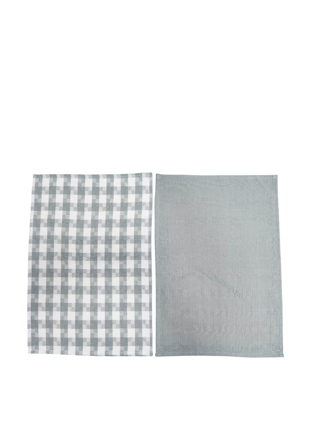 Полотенце (2 шт.), 40х60 см Soho геометрический светло-серый