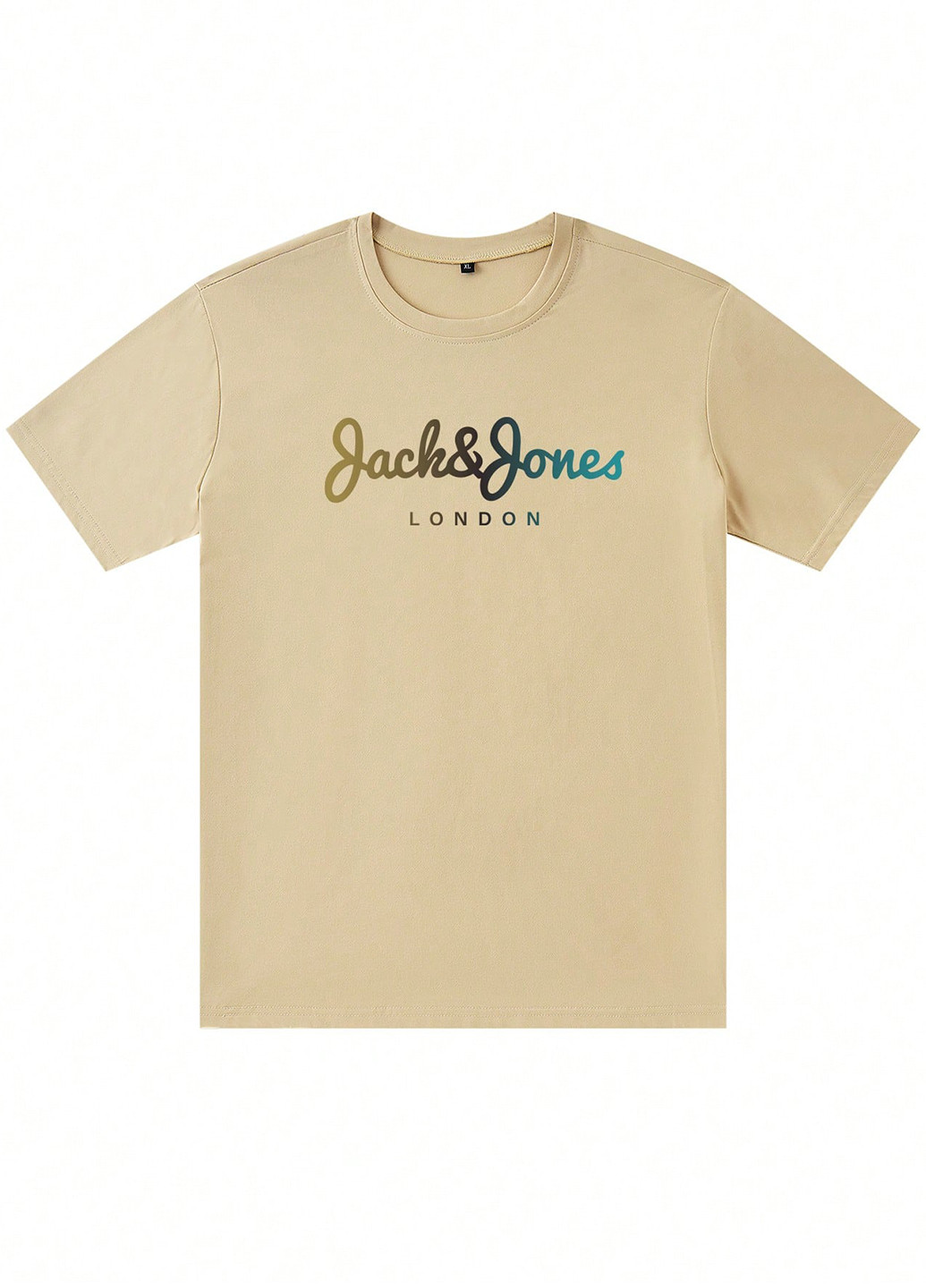 Бежевая футболка SHEIN