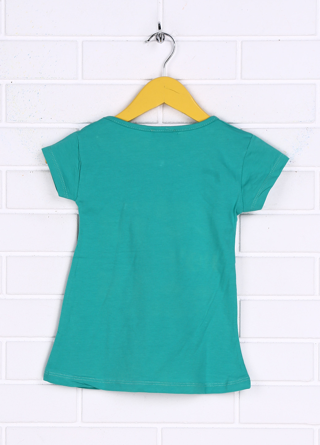 Зеленая летняя футболка с коротким рукавом Atabay