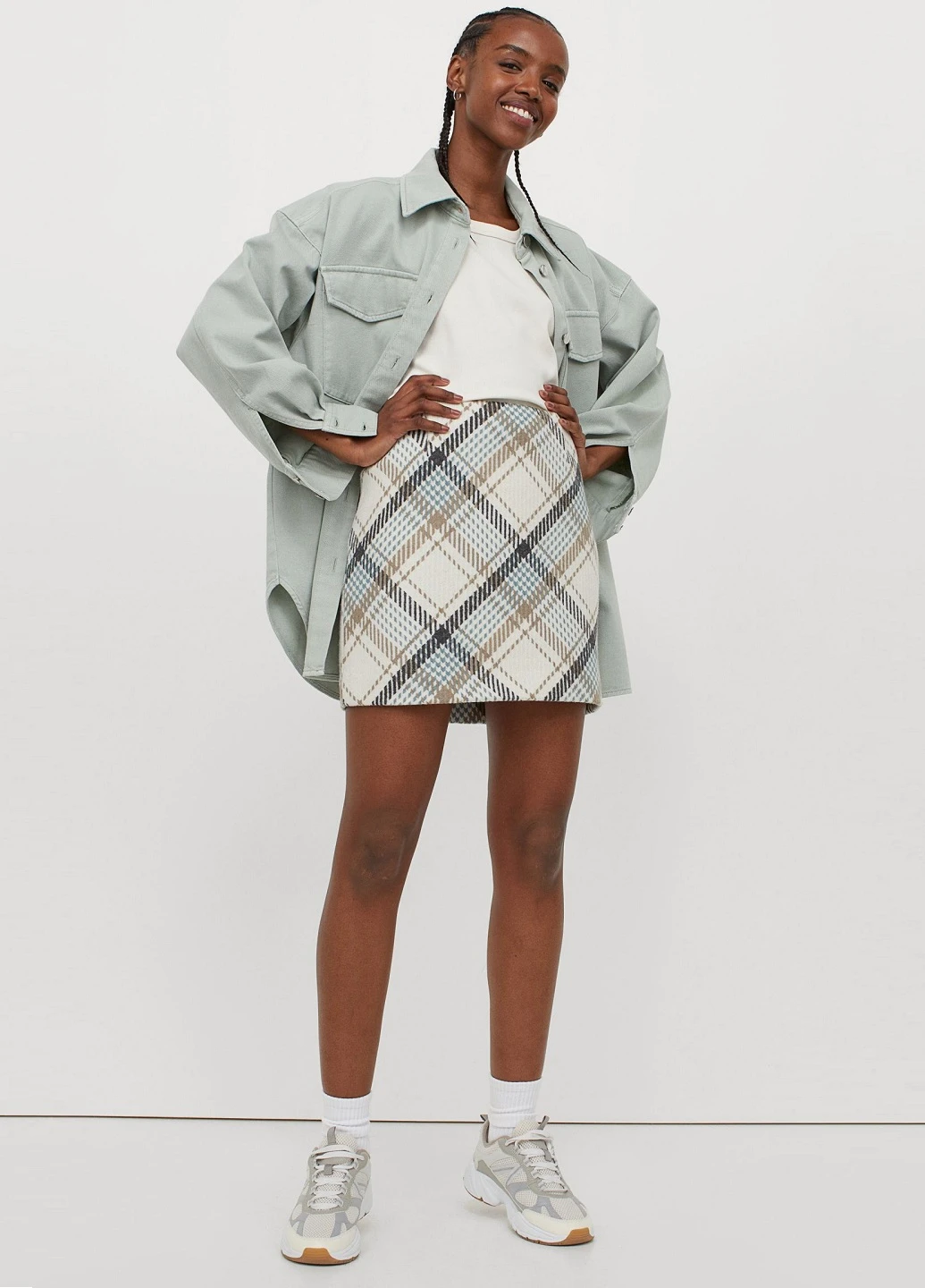 Коротка спідниця з вовни H&M (248754894)