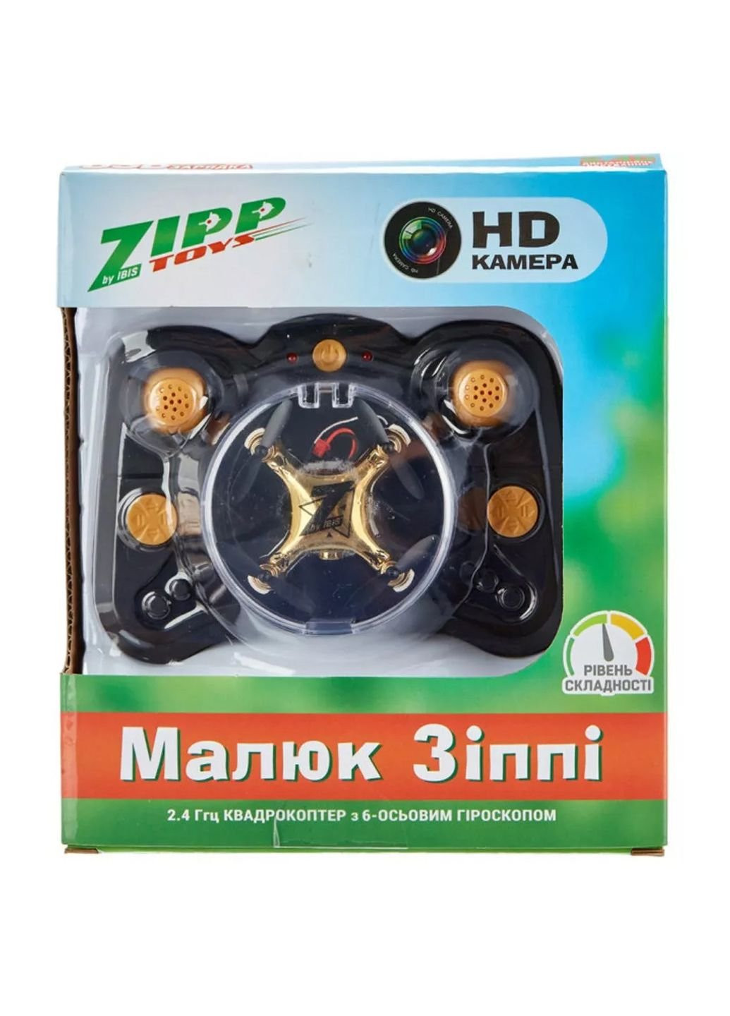 Іграшка радіокерована Квадрокоптер з камерою Малюк Zippi з дод. акумулятором, зол (CF922 gold) Zipp Toys (254069928)