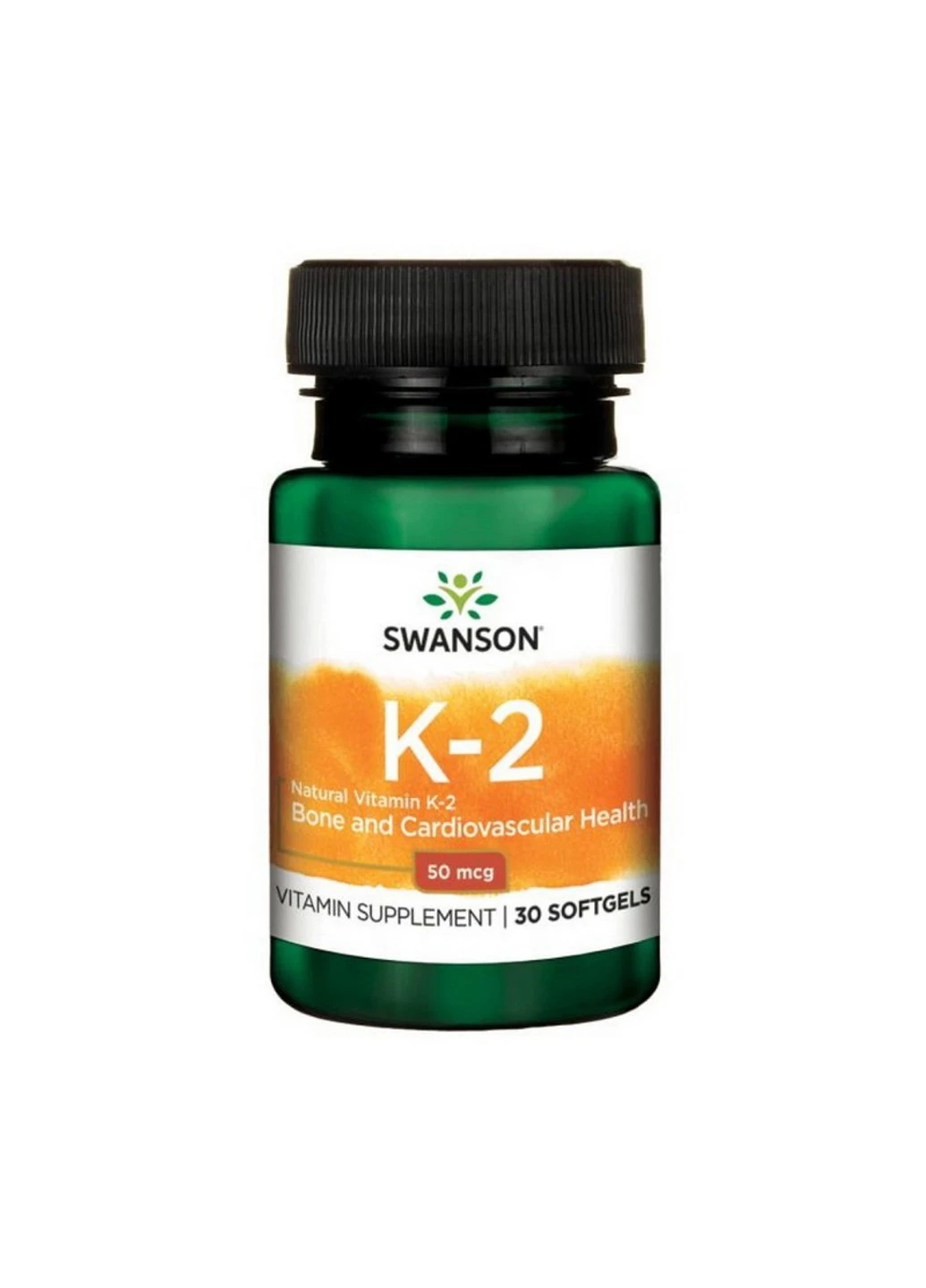 Вітамін К2 Vitamin K2 50 mcg 30 капсул Swanson (255409038)