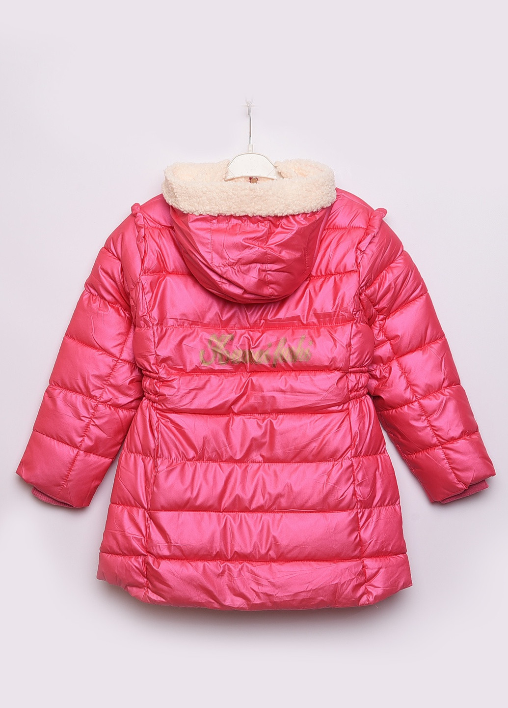 Розовая демисезонная куртка детская демисезон розовая с девочкой Let's Shop
