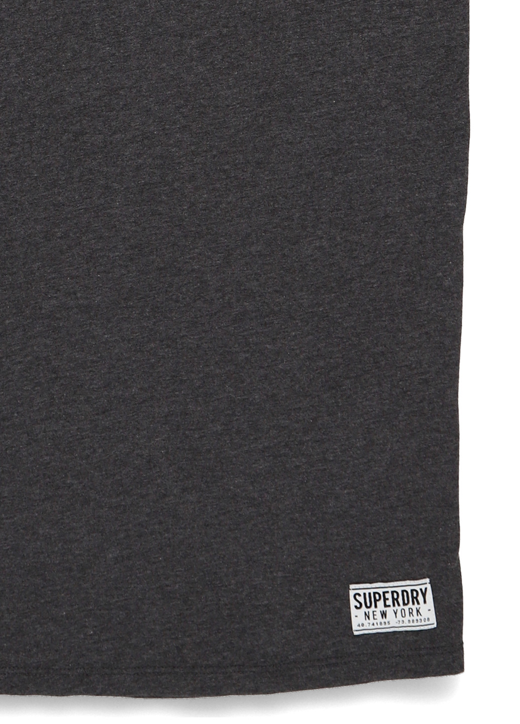 Сіра кежуал сукня сукня-футболка Superdry з написами