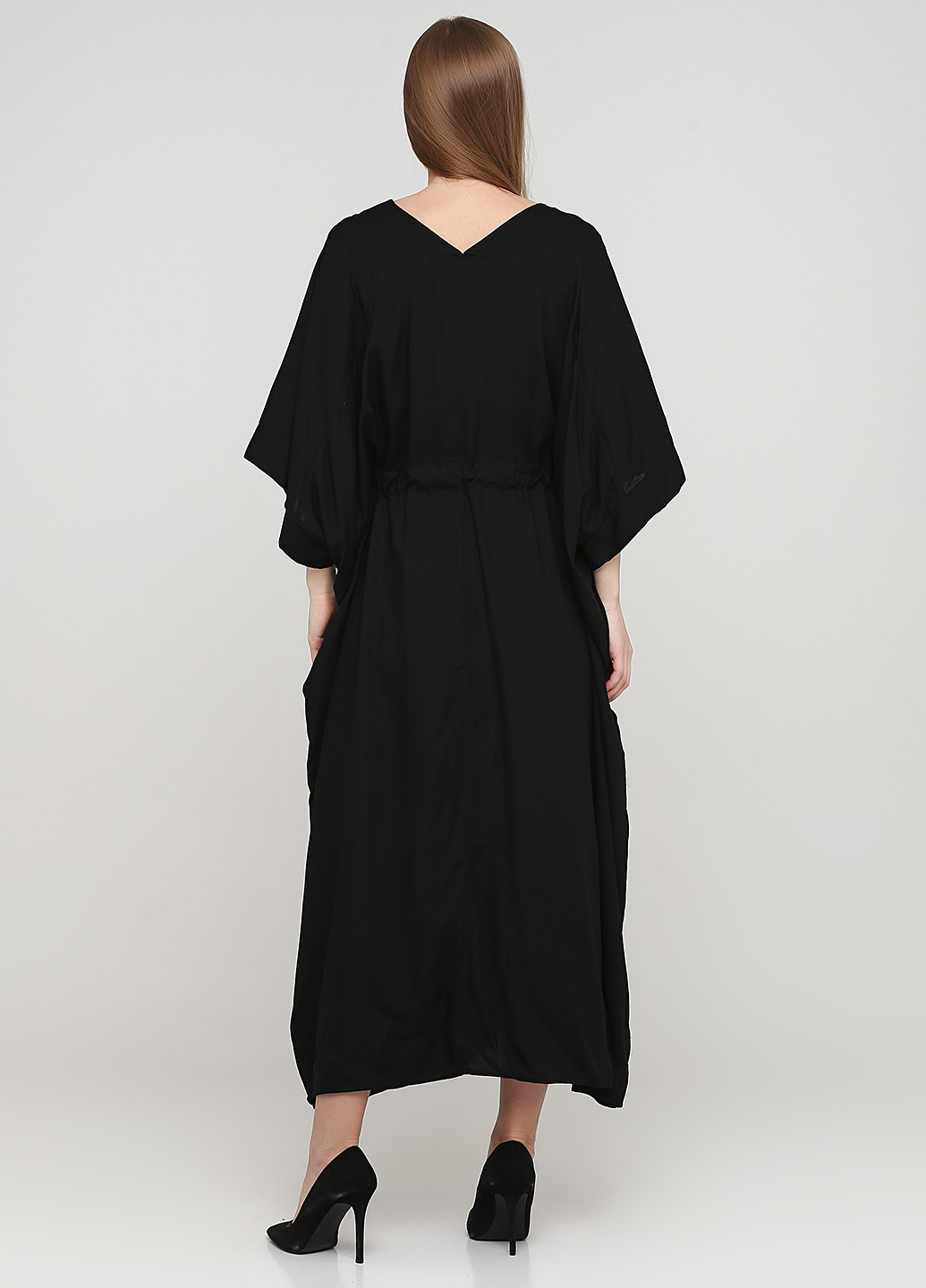 Черное кэжуал платье оверсайз Monki однотонное